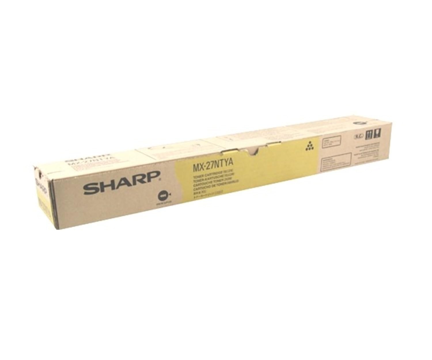 Genuine Sharp MX-27NTYA Yellow Toner. Brand New Sealed, We Ship Fast