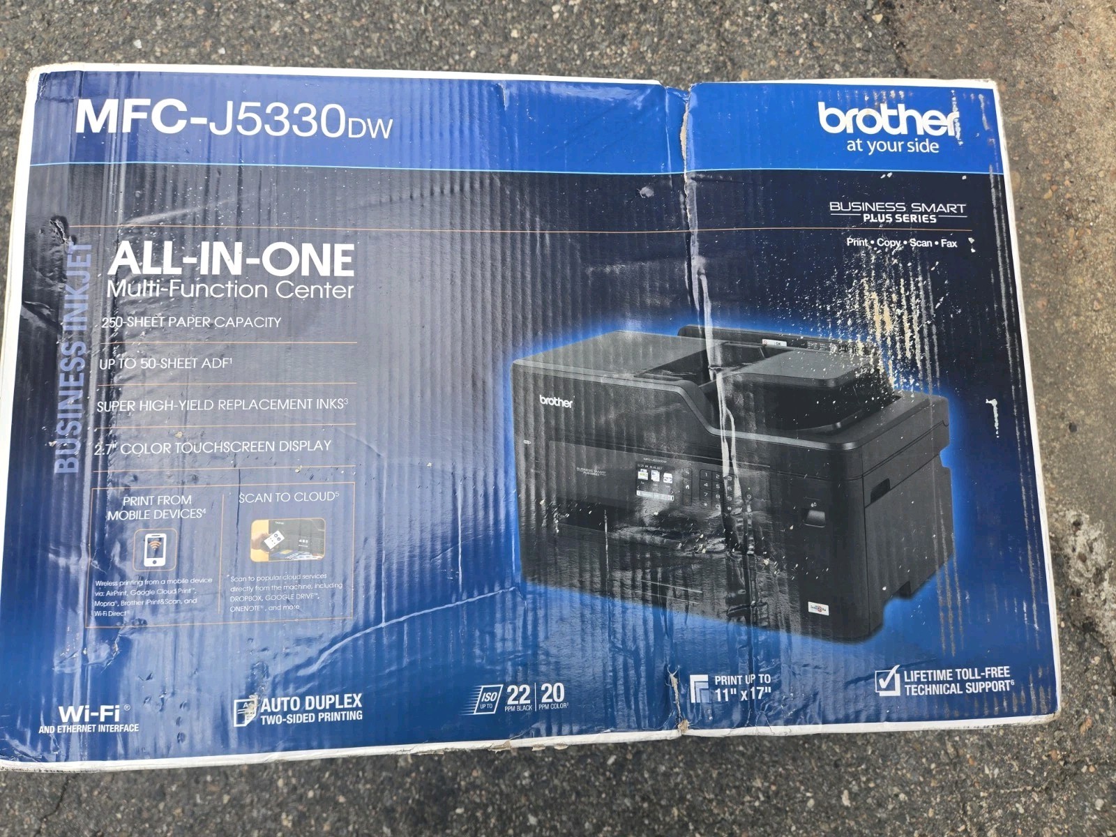 Brand New Brother MFC-J5330DW All-in-One wireless Color Inkjet Printer