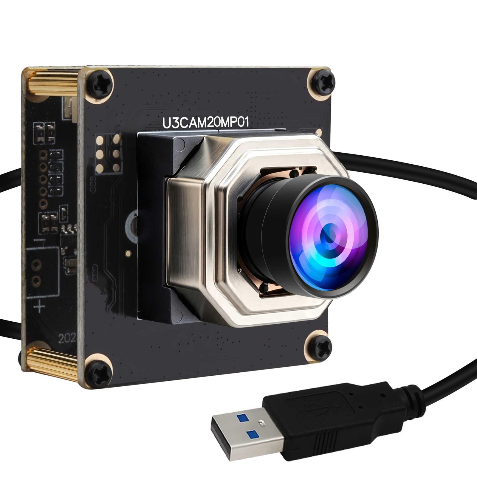 ELP 20MP Autofocus USB Camera Module, High Speed USB3.0 Wide Angle Webcam