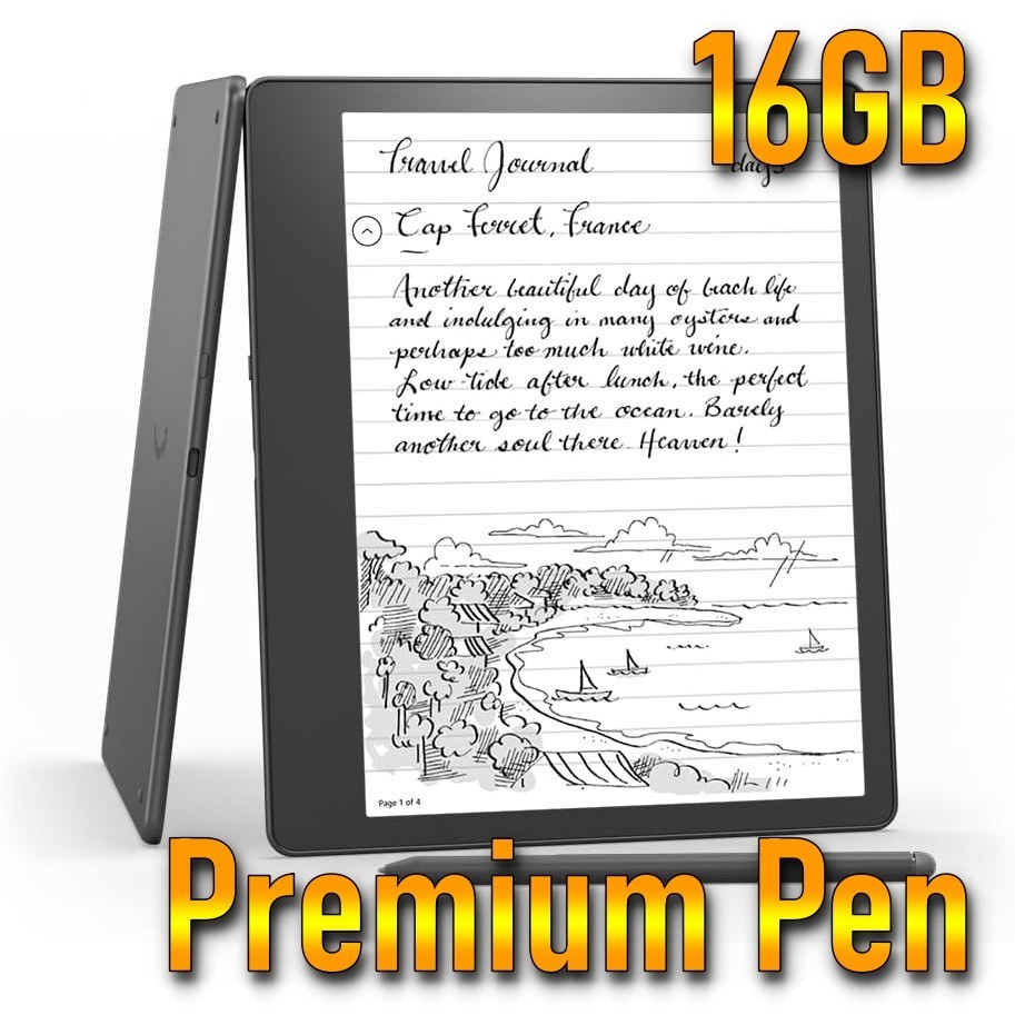 Amazon Kindle Scribe 10.2” 11th gen Notebook with Premium Pen 2022 16GB 64 GB