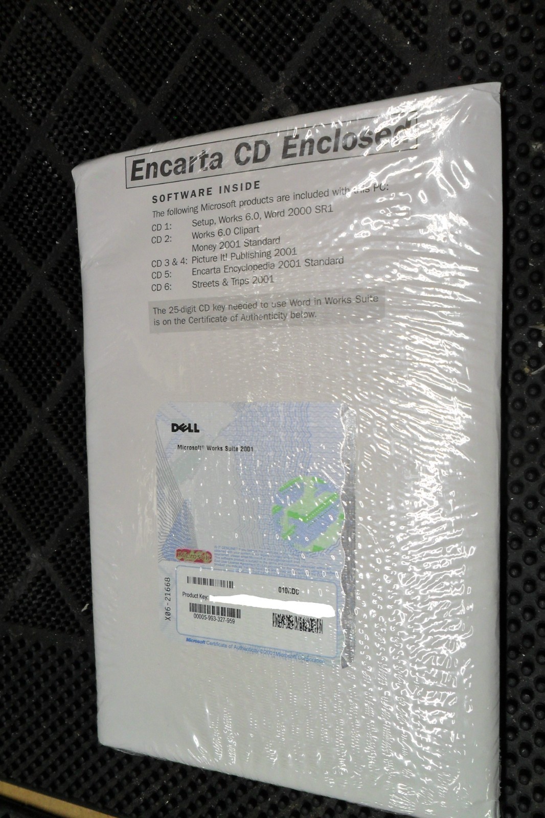 Microsoft 2001 Encarta Reference Suite Encyclopedia - NEW UNOPENED