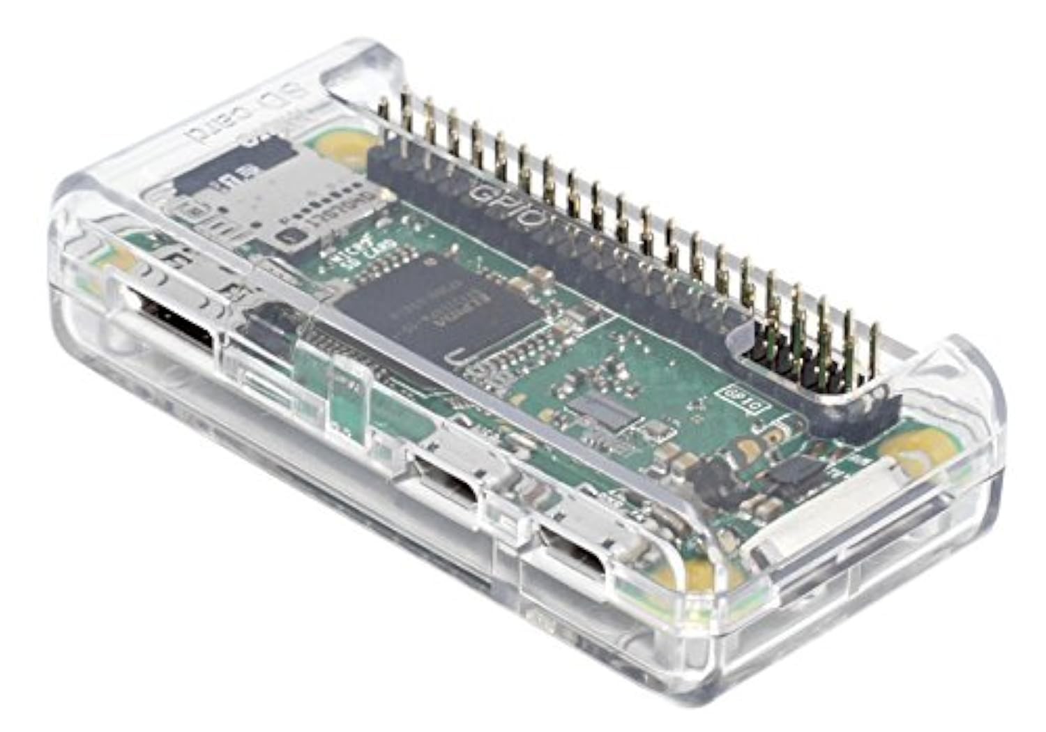 SB Premium Clear Case for Raspberry Pi Zero and Raspberry Pi Zero W Open Closed