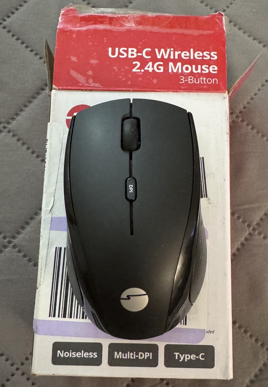 SIIG USB-C Wireless 3-Button Mouse with Triple Level DPI Optical Sensor