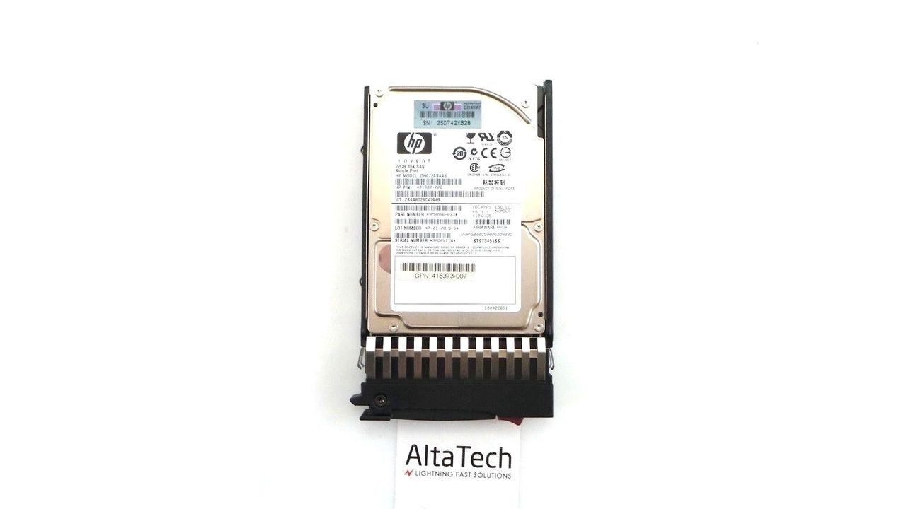 HP 432321-001 72GB 15K SAS 2.5" SFF HDD Hard Disk Drive