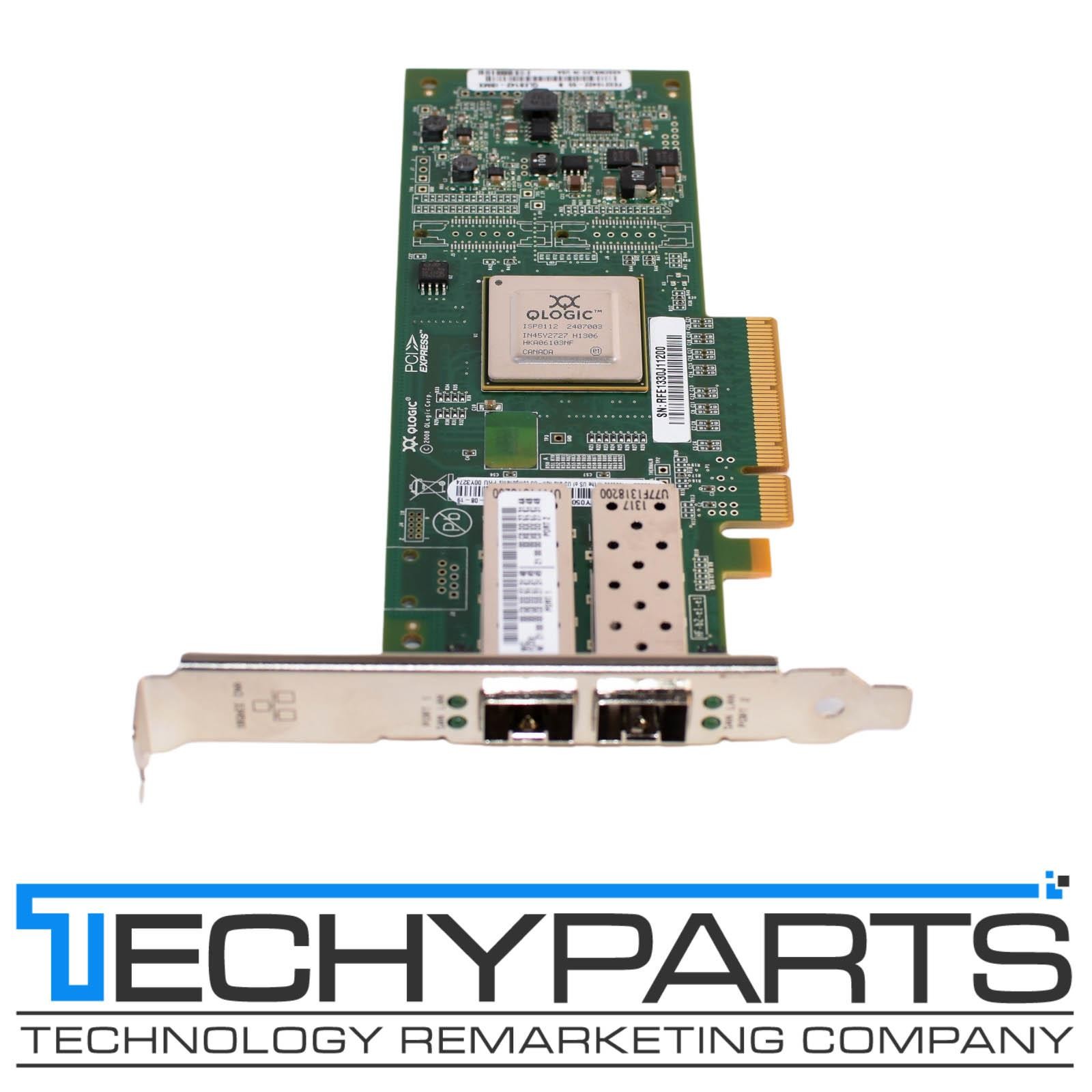 IBM 00Y3275 QLogic QLE8142 Dual Port 10GB SFP+ PCI-E 2.0 x8 CNA Adapter 00Y3274