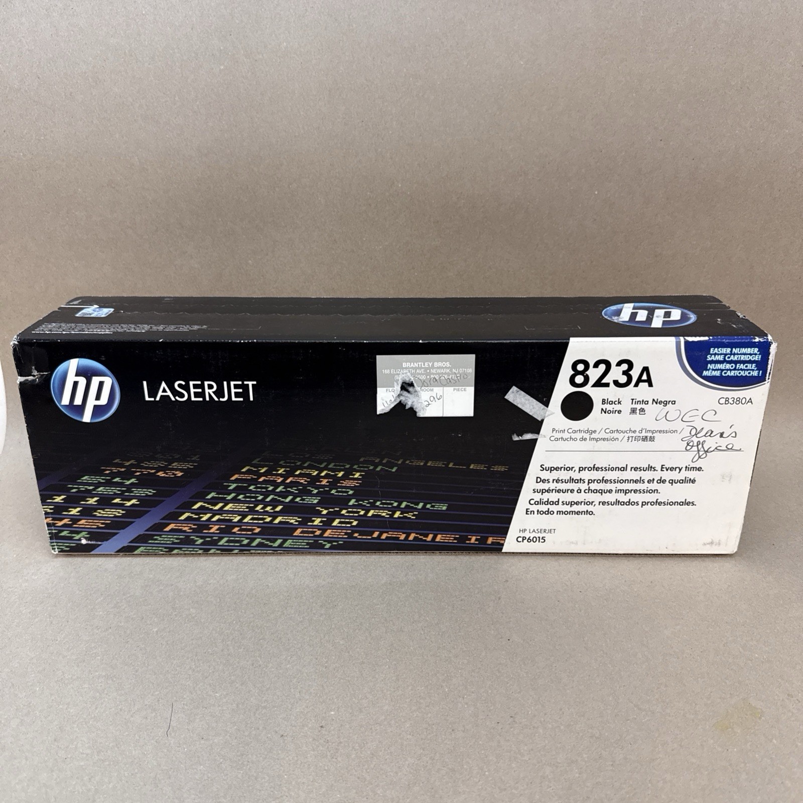 Genuine HP CB380A (823A) Black Toner Cartridge - NEW SEALED
