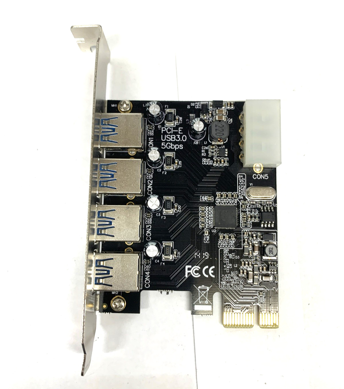 Visiontek 900544 4 Port PCIe 3.0 USB Adapter 1X Slot