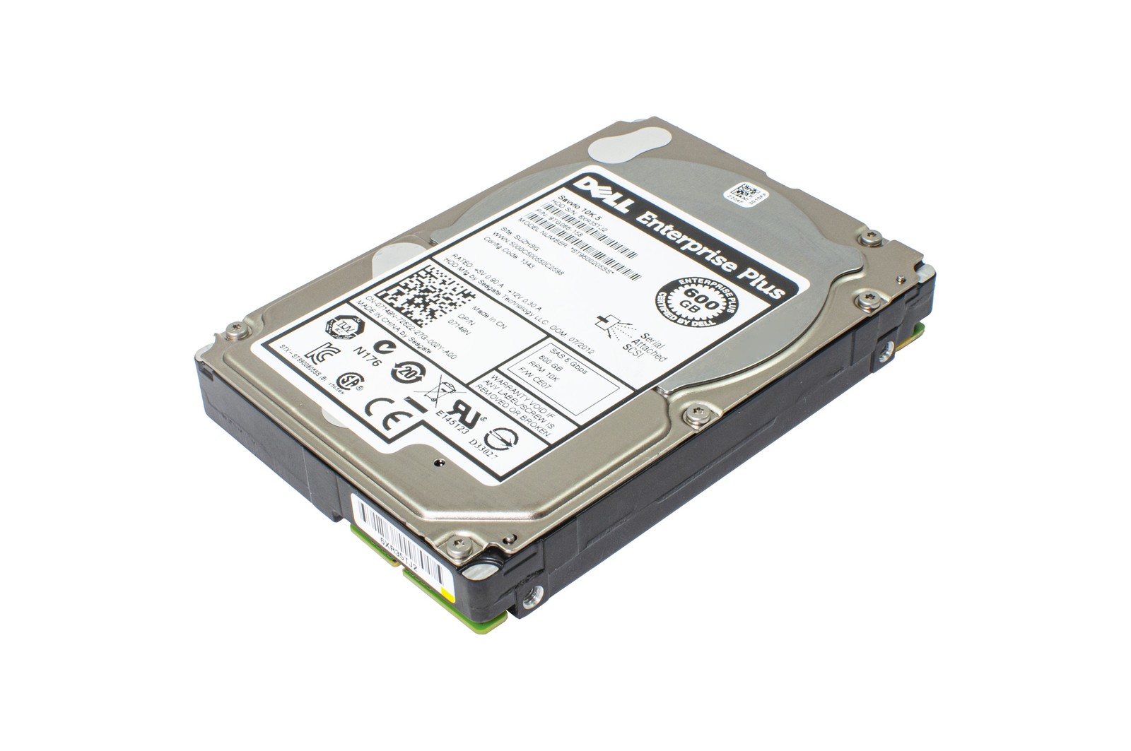 Hard drive Dell Equallogic 600GB 10K HDD SAS 6G 2.5" 512n 64MB 7149N-EQL