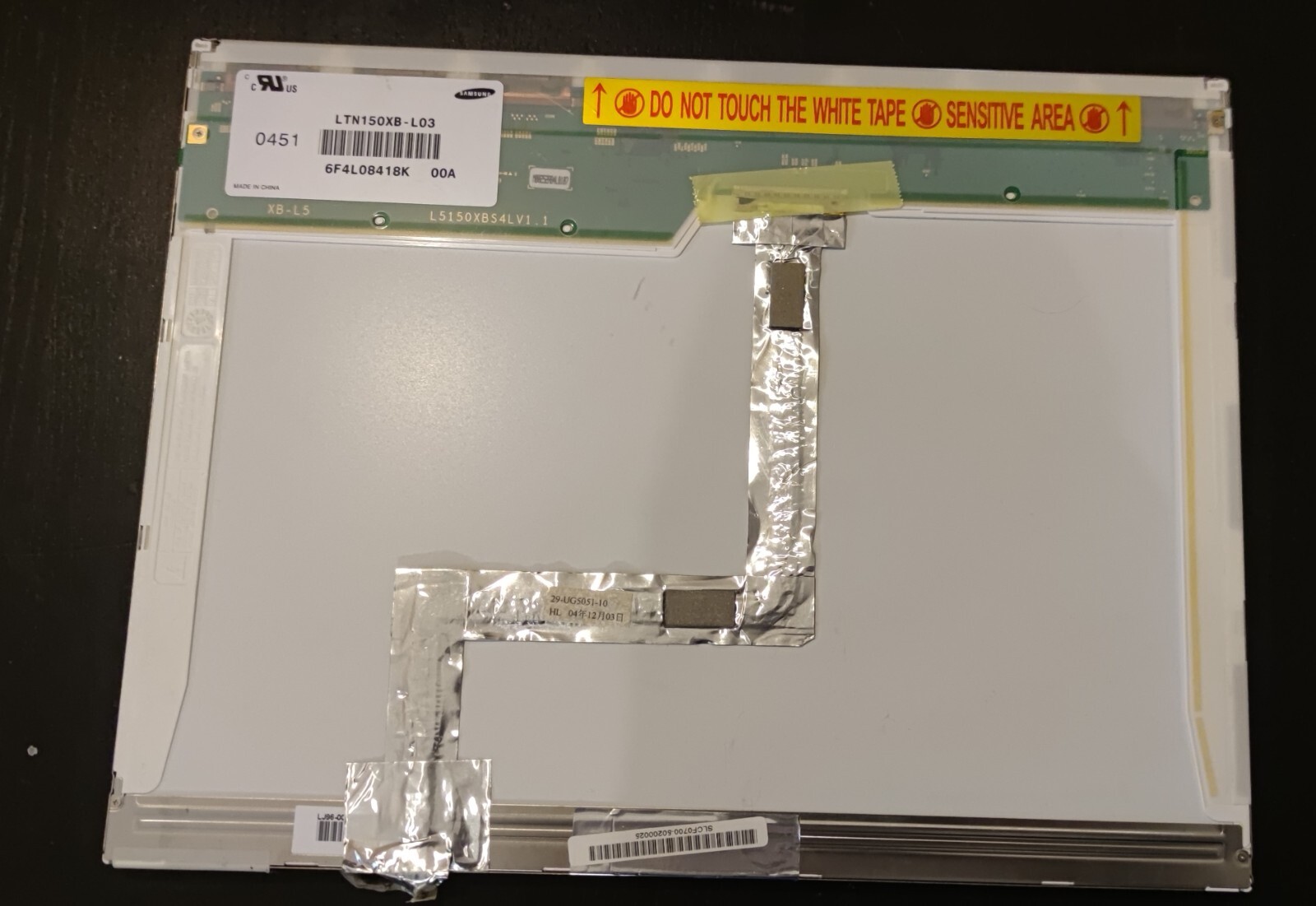 Samsung LTN150XB-L03 Laptop LCD Screen Used