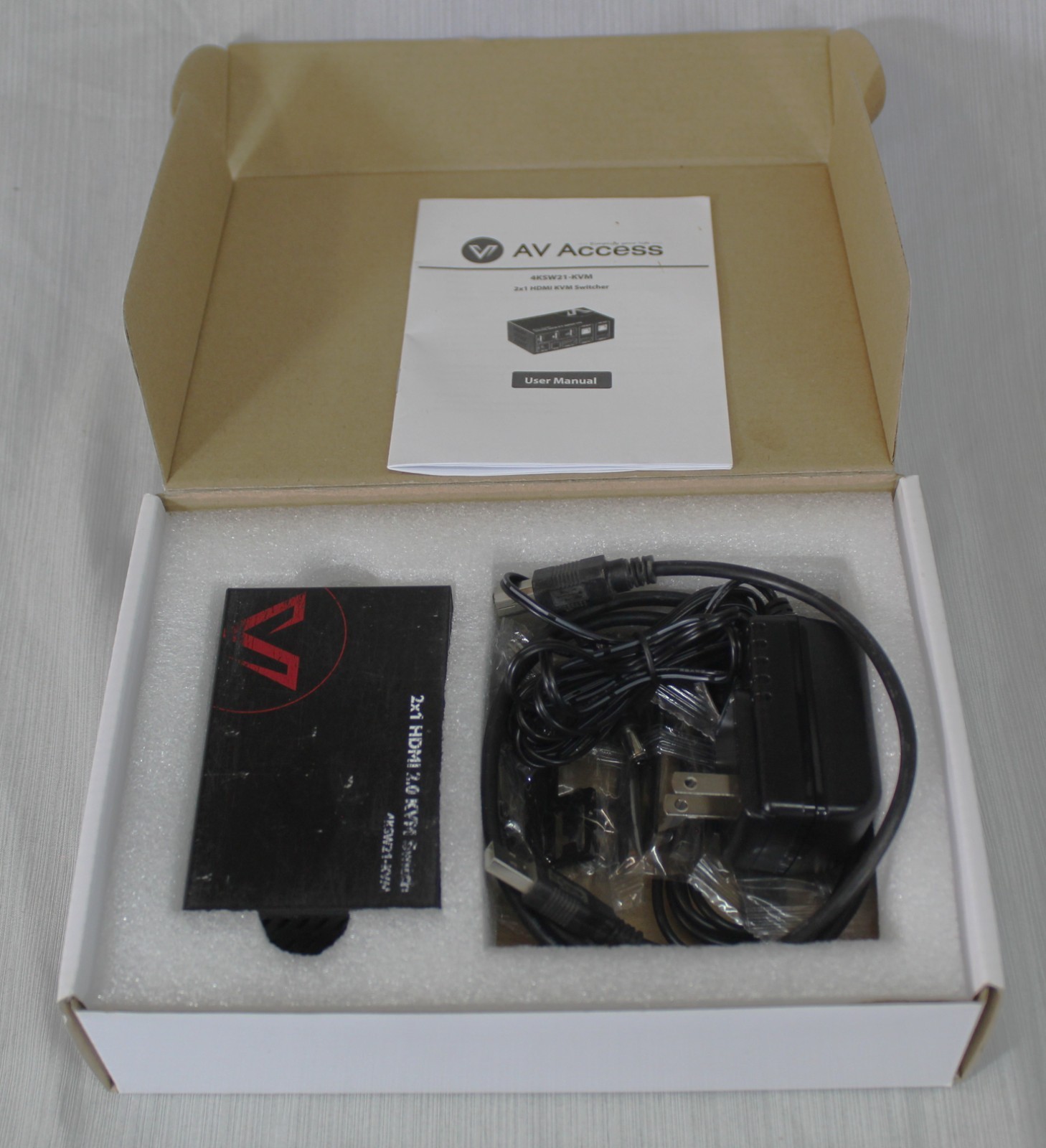 AV Access 2x1 HDMI 2.0 KVM Switcher 4KSW21-KVM #2