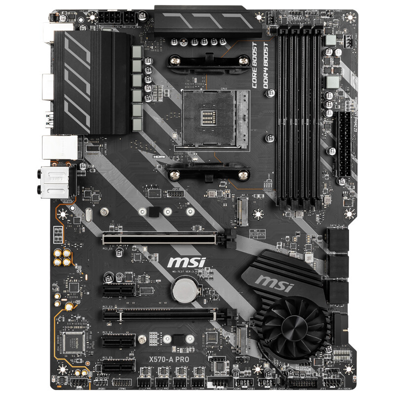 For MSI X570-A PRO Motherboard AMD X570 AM4 DDR4 ATX Mainboard