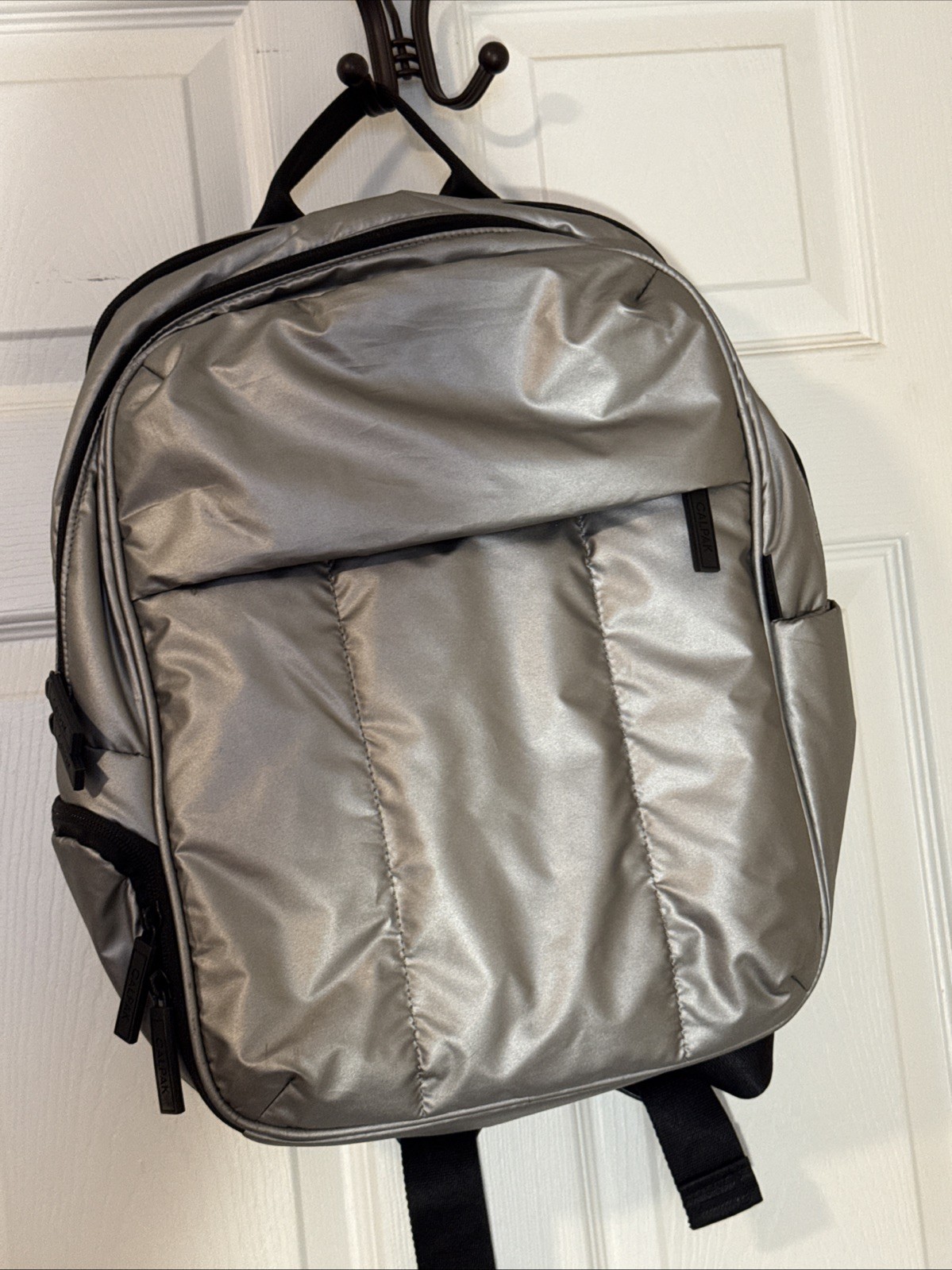 Calpak Luka 15-inch Laptop Backpack In Silver Or Gunmetal Color