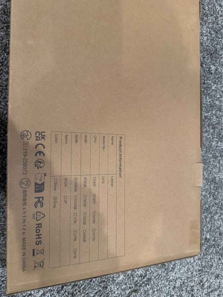 KAIGERR 2025 LX15 Laptop, 15.6-inch FHD (1920 x 1080) Display, Intel N97 Process