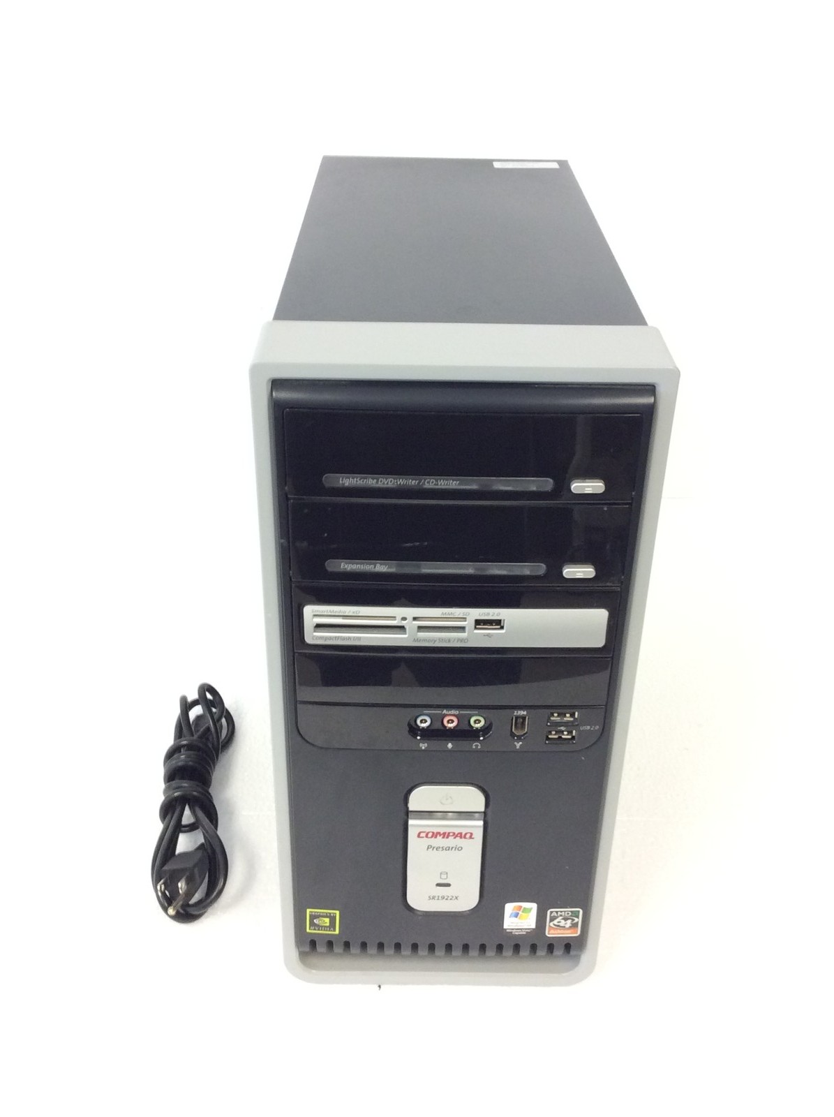Compaq Presario SR1922X AMD Athlon 64 3500+ 2.20Ghz w/ 1.5GB, No HD, For Parts