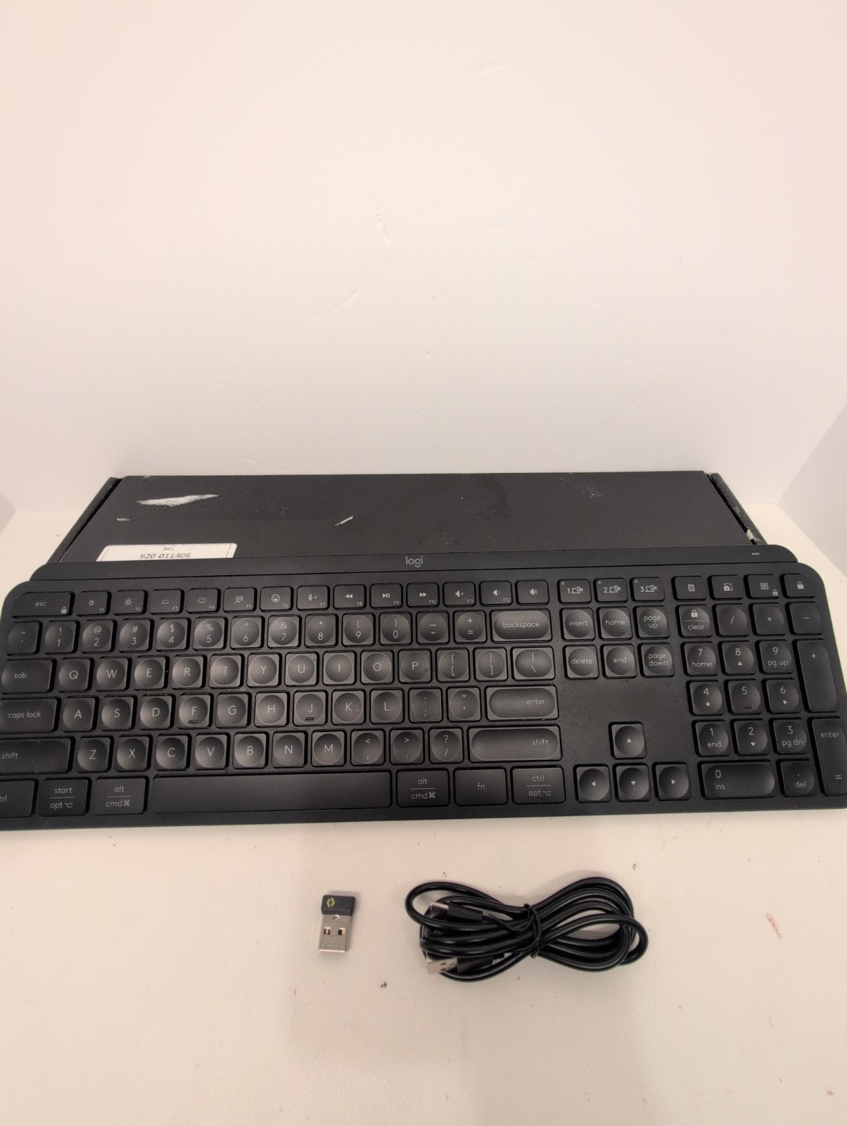 Logitech MX Keys S Full-Size Bluetooth Wireless Keyboard Black #2 - Read desc