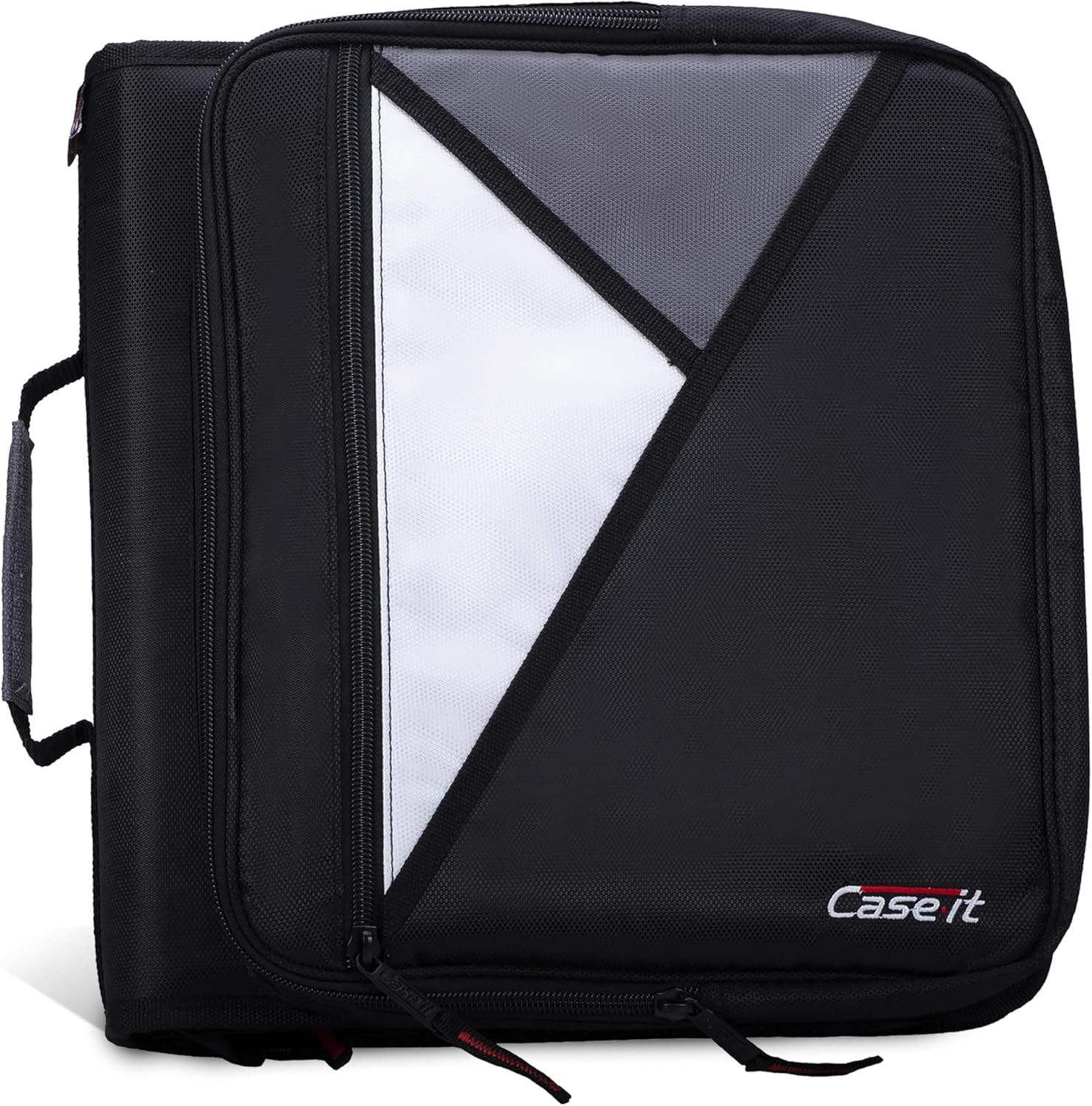 Case-it Universal Zipper Binder | 2-Inch O-Rings, 13-Inch Laptop/Tablet Padded P