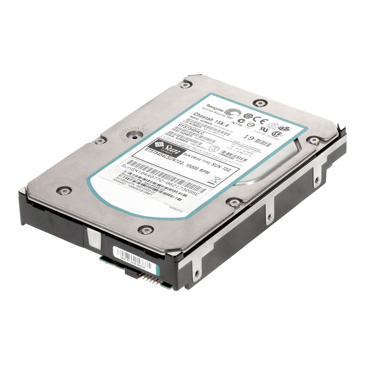 HARD DRIVE SUN 540-6449-02 ST373455LSUN72G 73GB SCSI U320 15K 16MB 3.5''