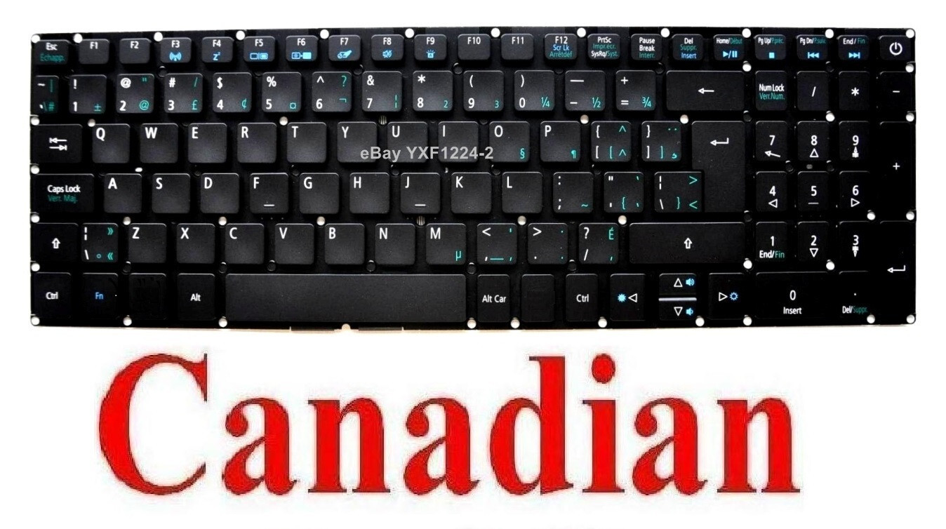 Keyboard for Acer Aspire 3 A315-21G A315-21G-93L5 A315-21-4808 A315-21-97YE - CA