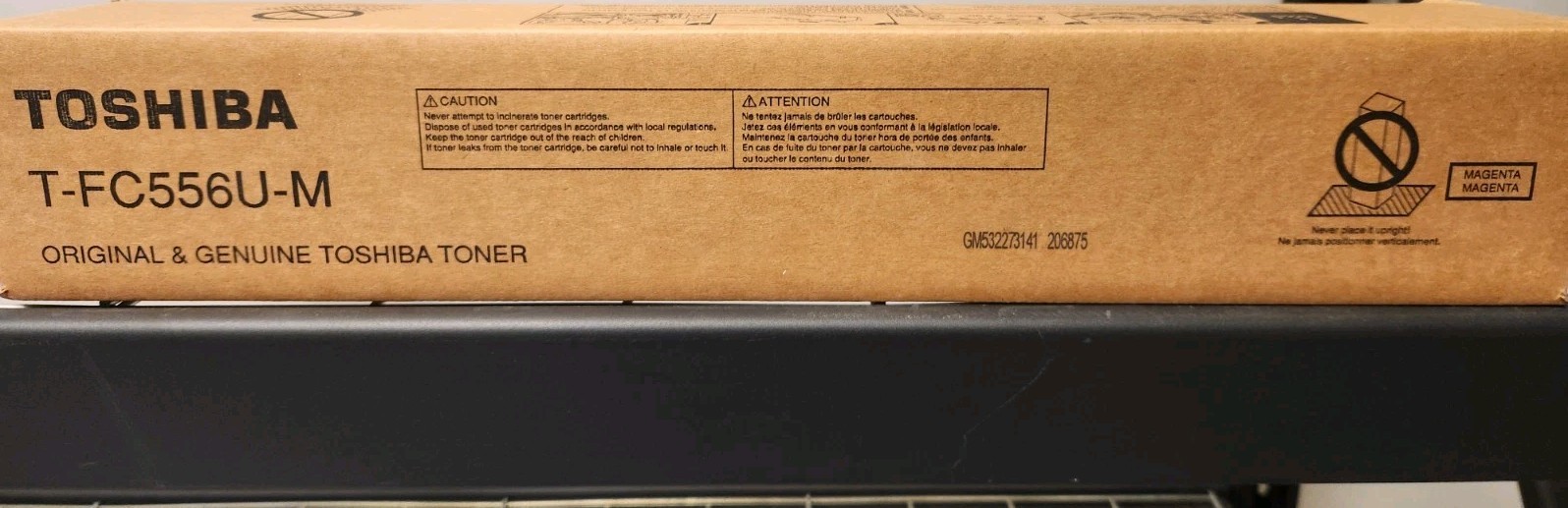 Toshiba OEM Toner Cartridge - Magenta (TFC556UM) FREE UPS GROUND SHIPPING 