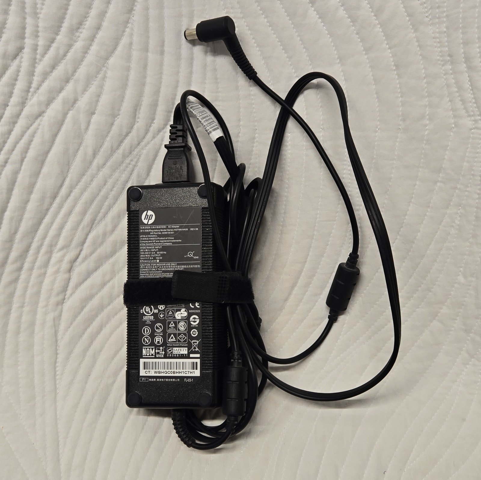 GENUINE HP 150W AC ADAPTER HSTNN-HA09  19V  7.9A  7.4mm