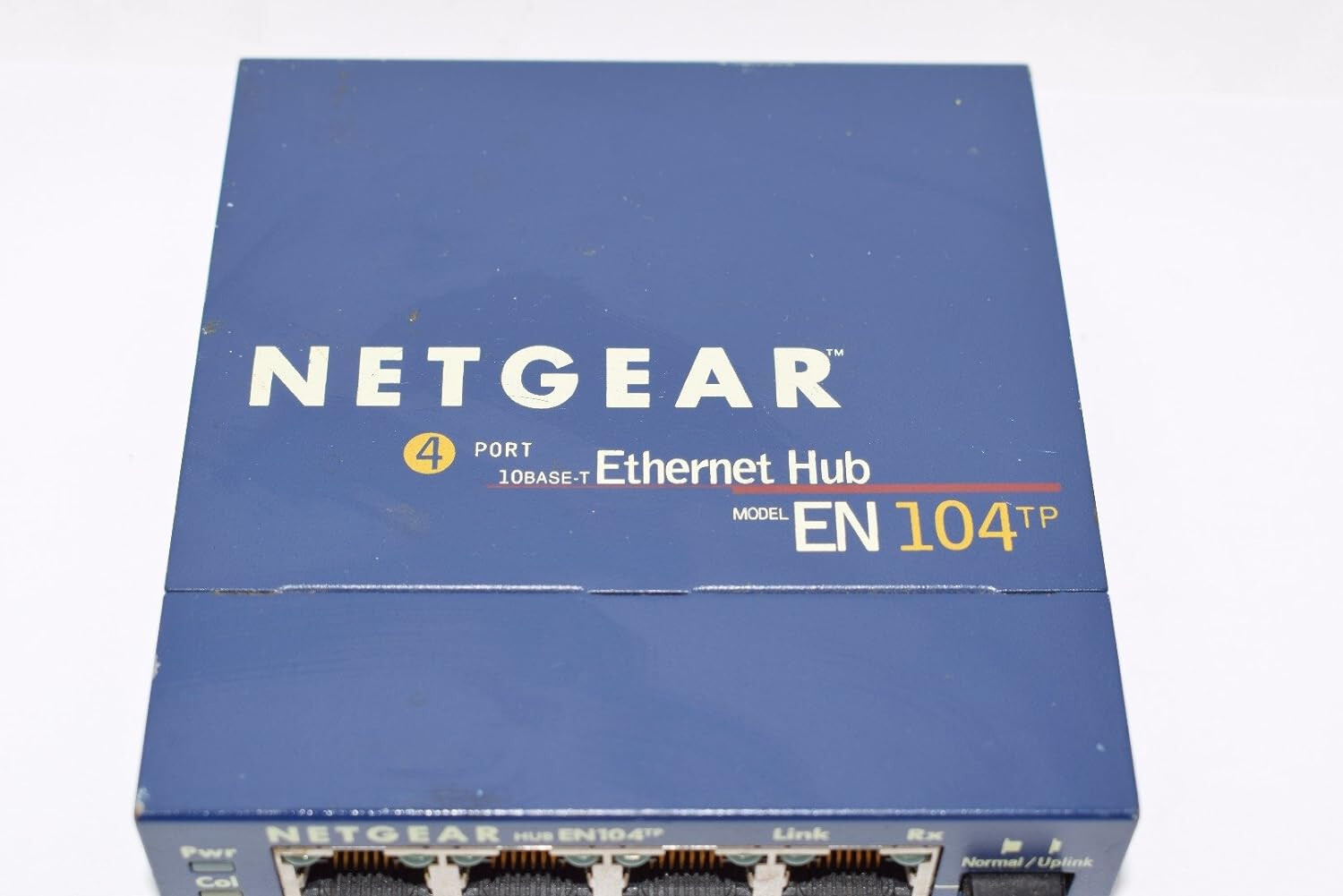 Netgear ProSafe Model#EN104TP 4-Port Ethernet Hub 10/100MBPS W/Power Supply LN
