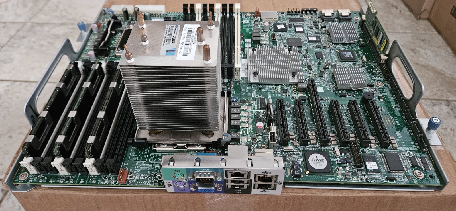 606019-001 HP ML350 G6 System Board 1 x E5620 2.4GHz 12GB Smart Array P410i 256M