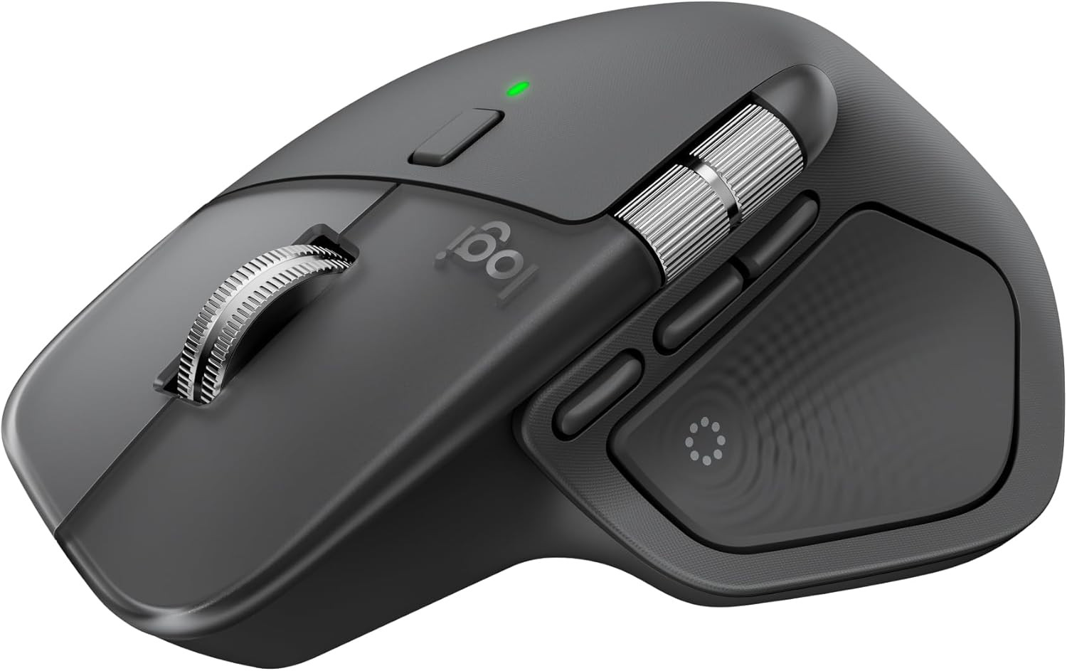 Logitech MX Master 4 Ergonomic Wireless Mouse with Haptics - Graphite | Advanced