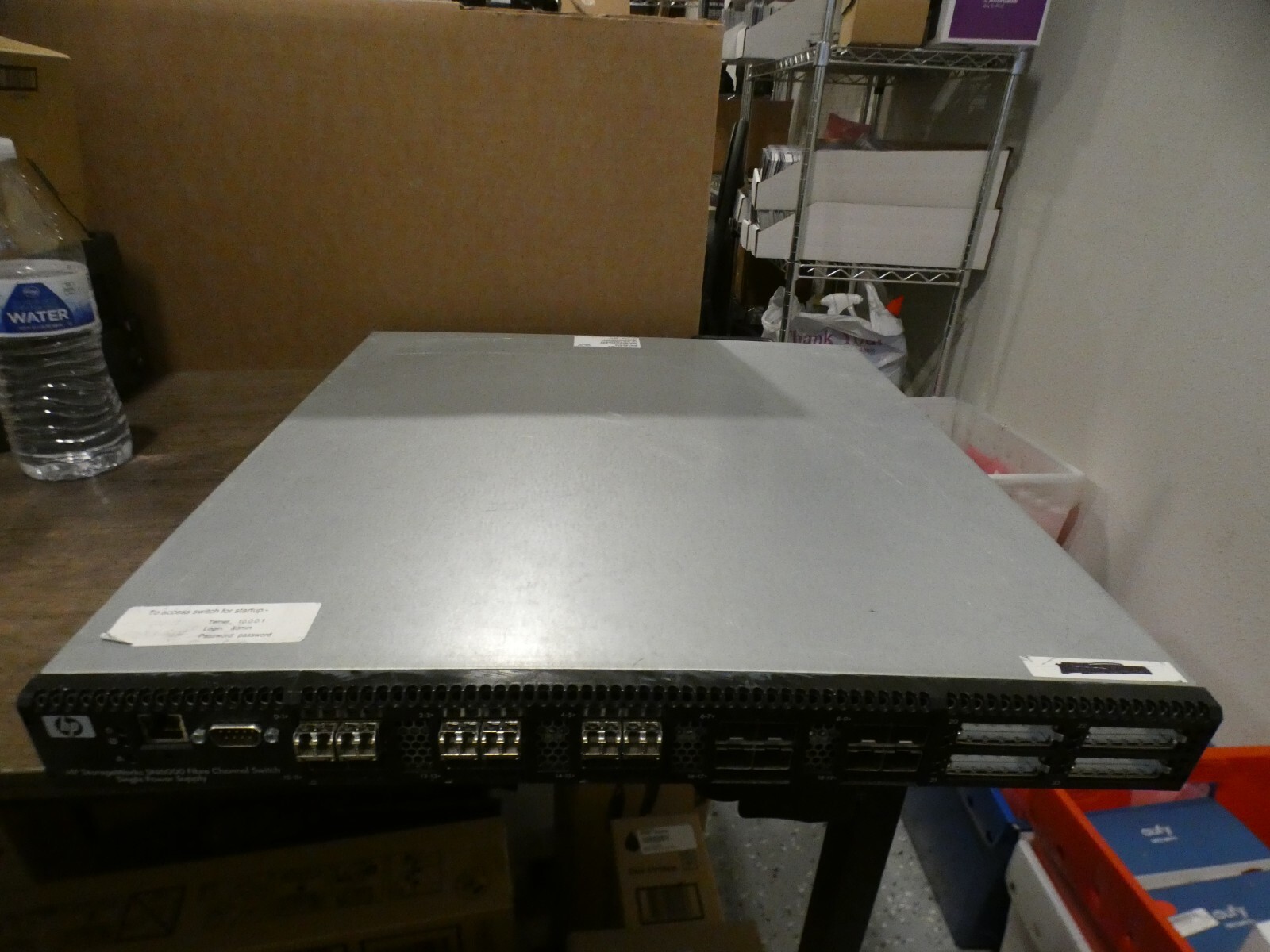 HP StorageWorks SN6000 Fibre Channel Switch Single Power Supply PSU 12-Ports