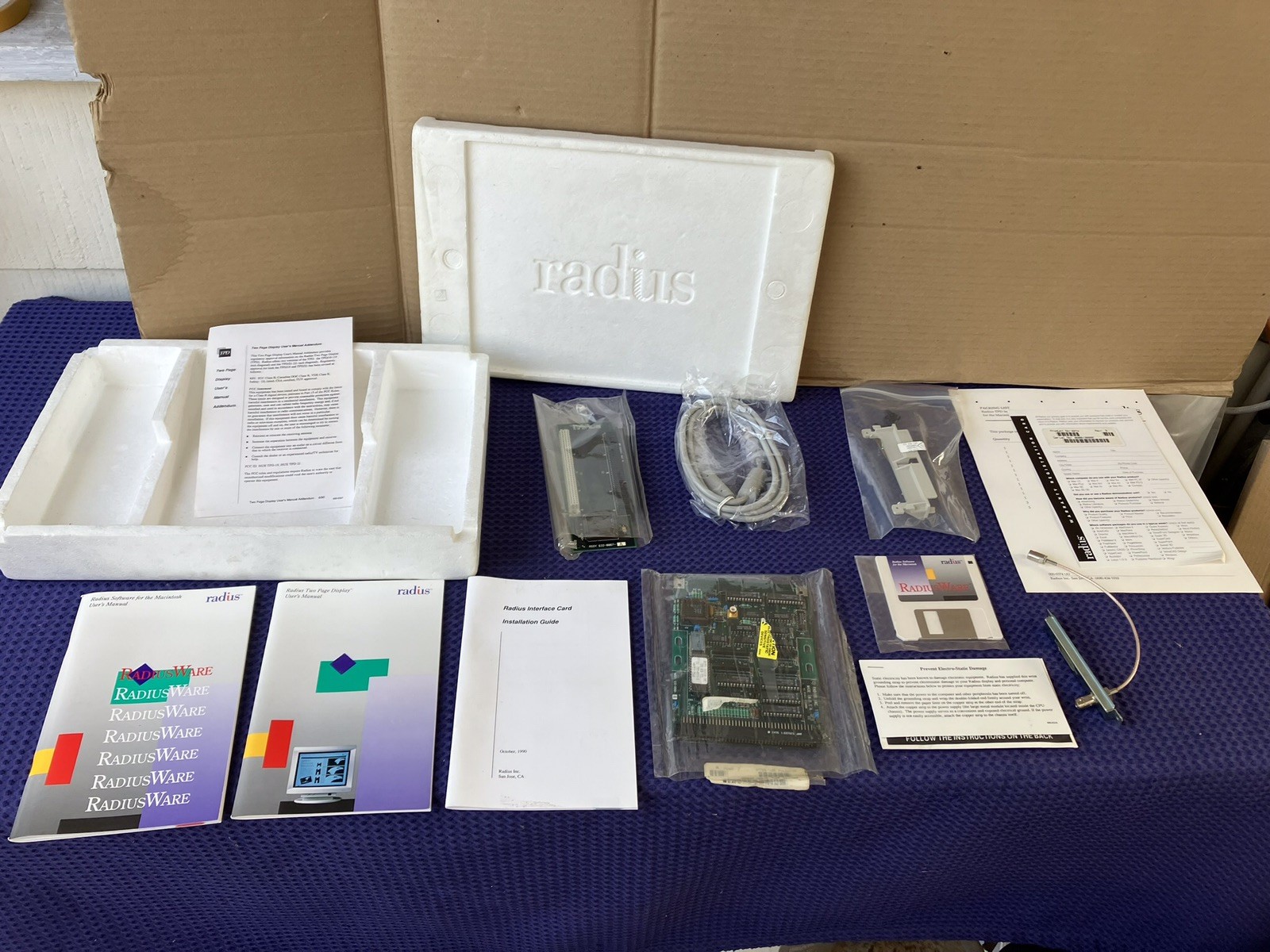NOS TPD Radius Two-page Display Card Interface System Macintosh SE/30 SE IIsi