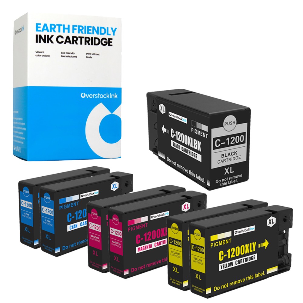 OSI Compatible 7-Pack PGI-1200XL Series Ink Cartridges fits Canon MAXIFY MB2720