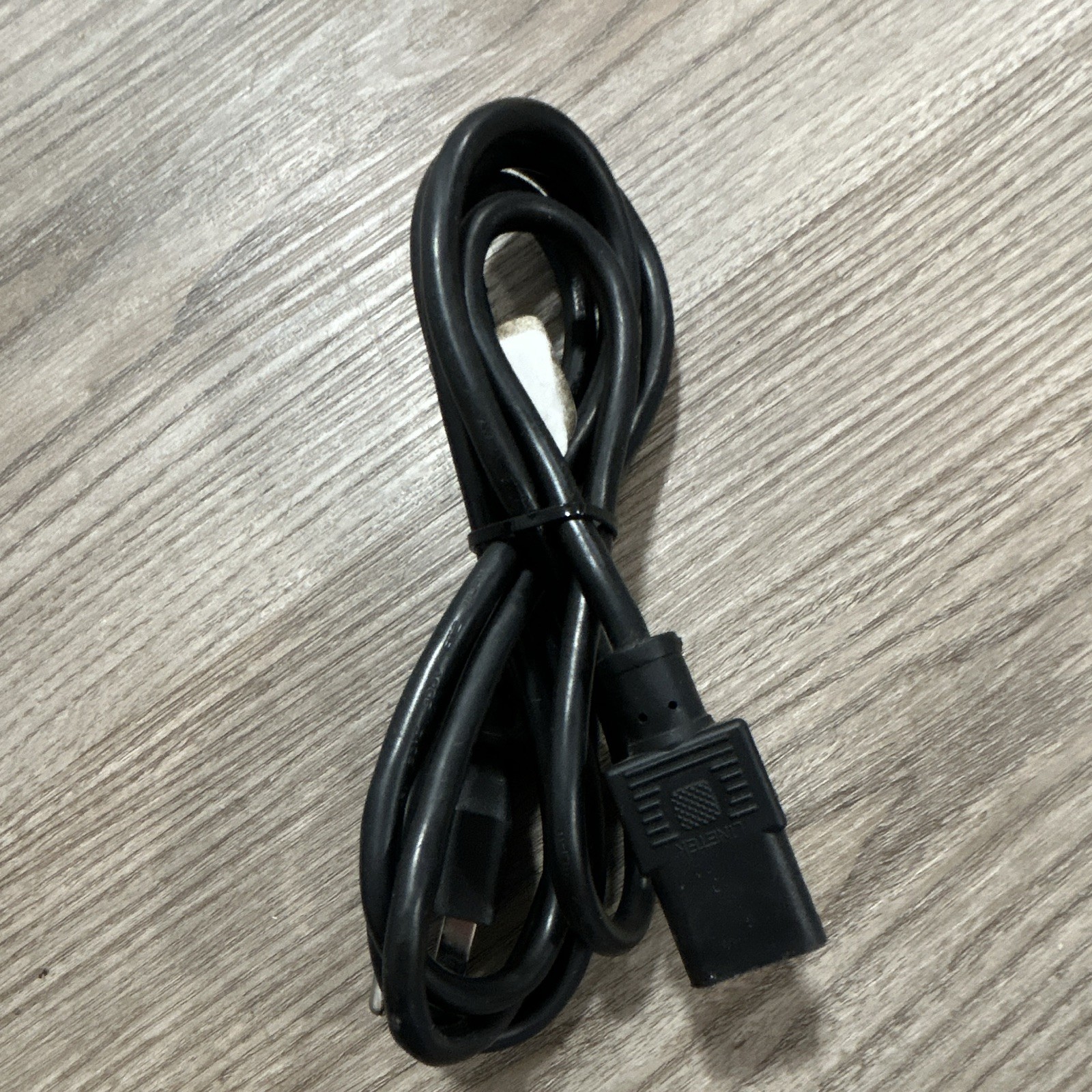 Linetek 125V-7A 3-Prong AC Power Cord E70782 LS-15 (6ft) - Black