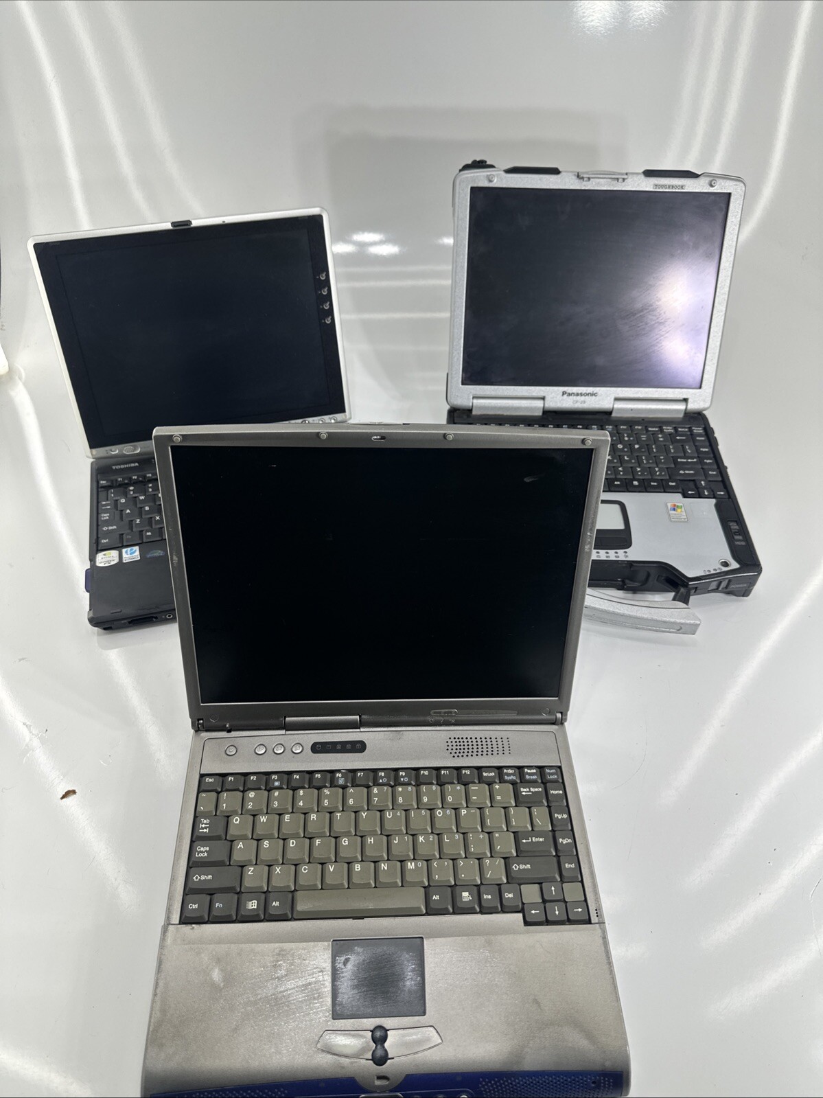 Lot Of 3). Toshiba Portege M200 Panasonic Cf-29 Elite PC A320 As Is Untested