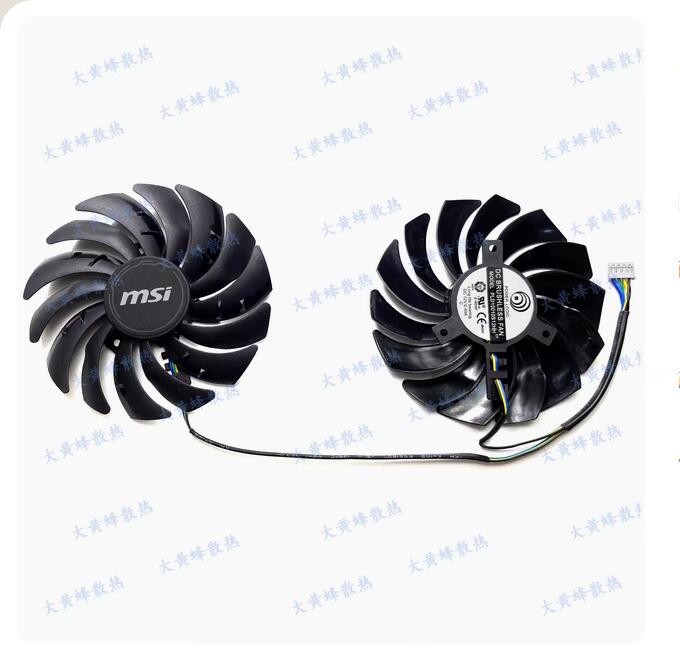 For MSI RX 5600XT GAMING MX/M Graphics Card Cooling Fan PLD10010S12HH Parts