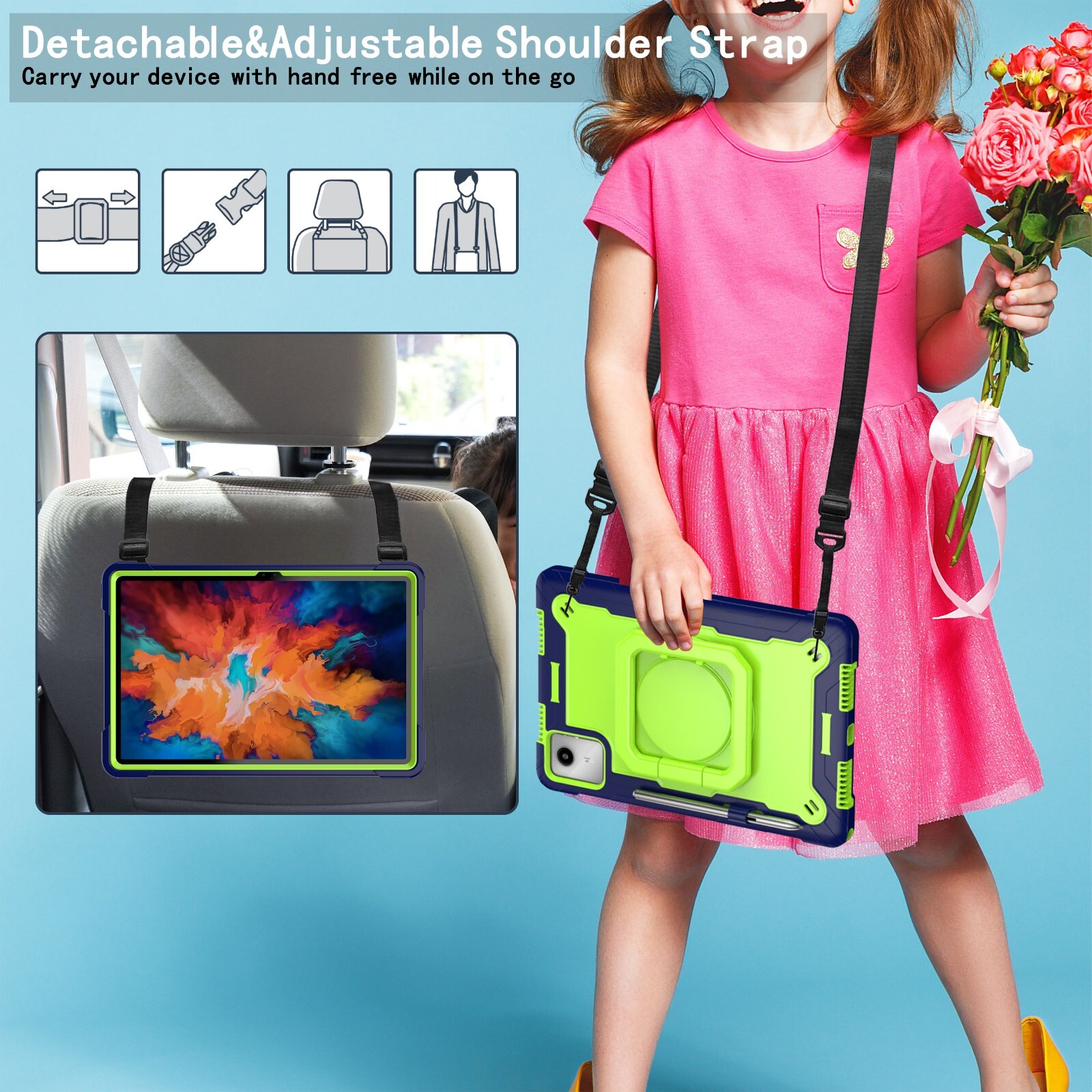 For Lenovo Idea Tab Case 11 inch (TB336ZU/TB336FU) / Tempered Glass Screen Cover