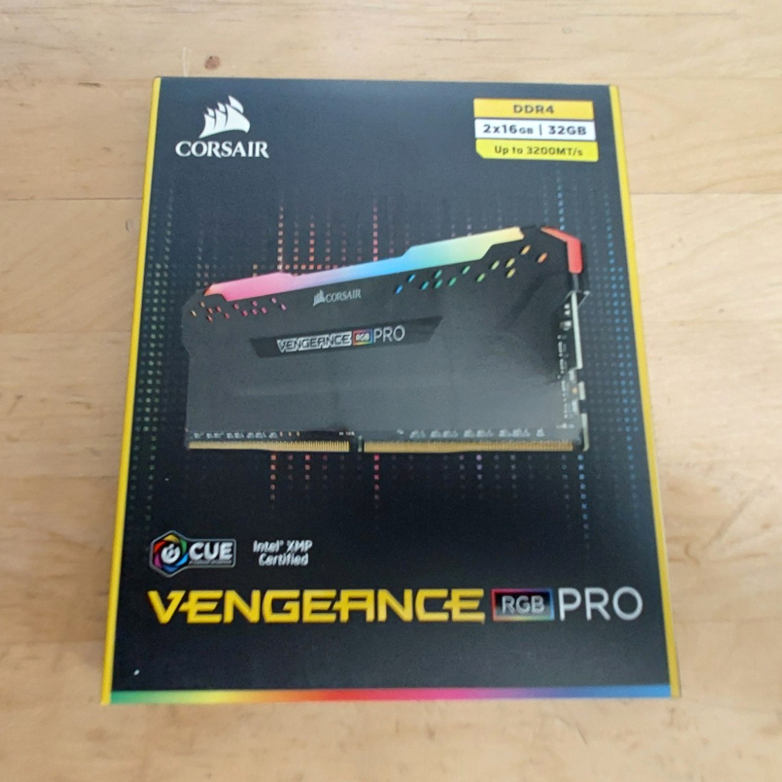 Corsair Vengeance RGB Pro 32GB (2x16GB) DDR4-3200 DIMM RGB CMW16GX4M2C3200C16