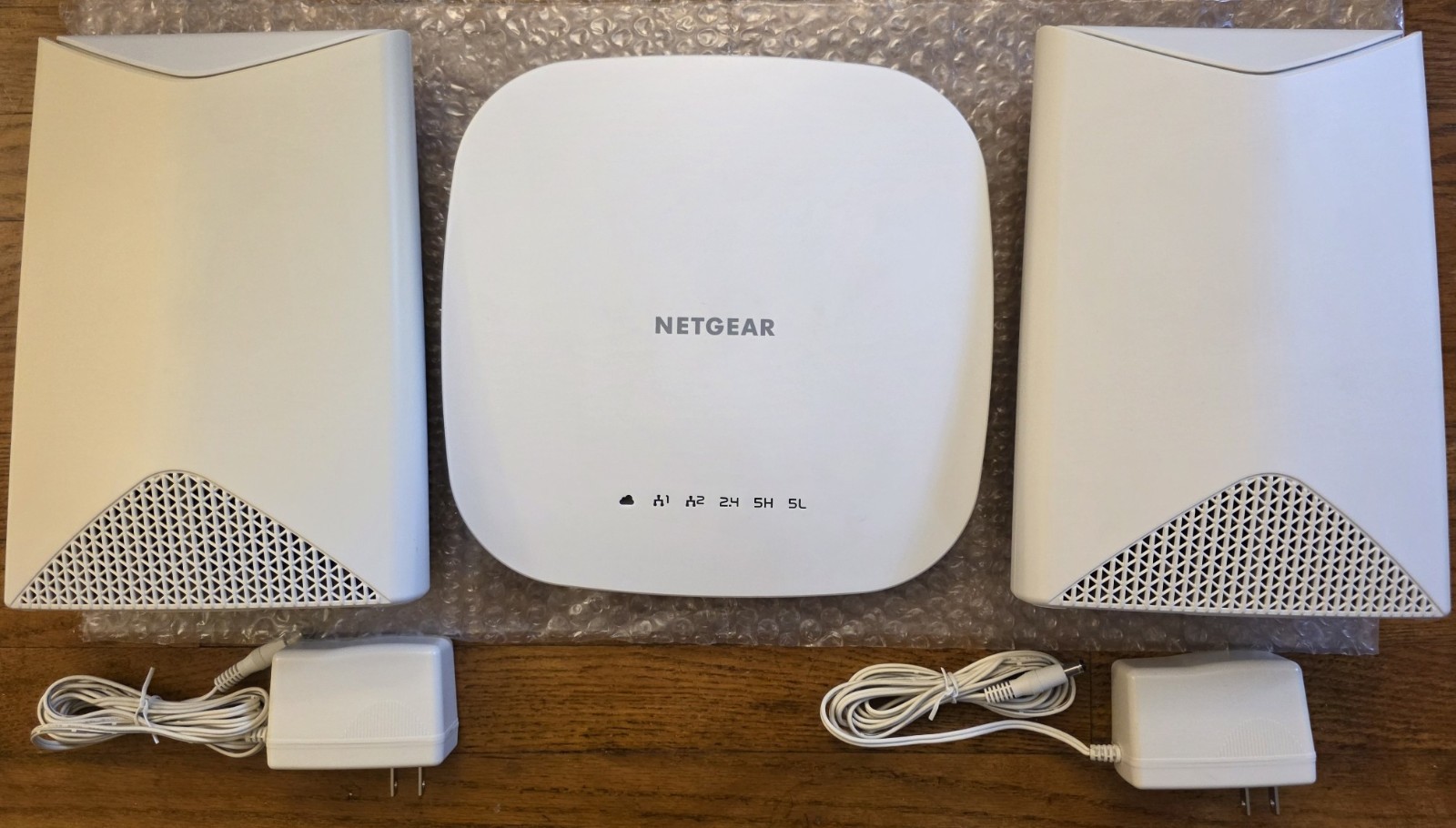 Lot of 3 Netgear Tri-Band AC3000 Wireless Access Points, 1 × WAC540 & 2 × WAC564
