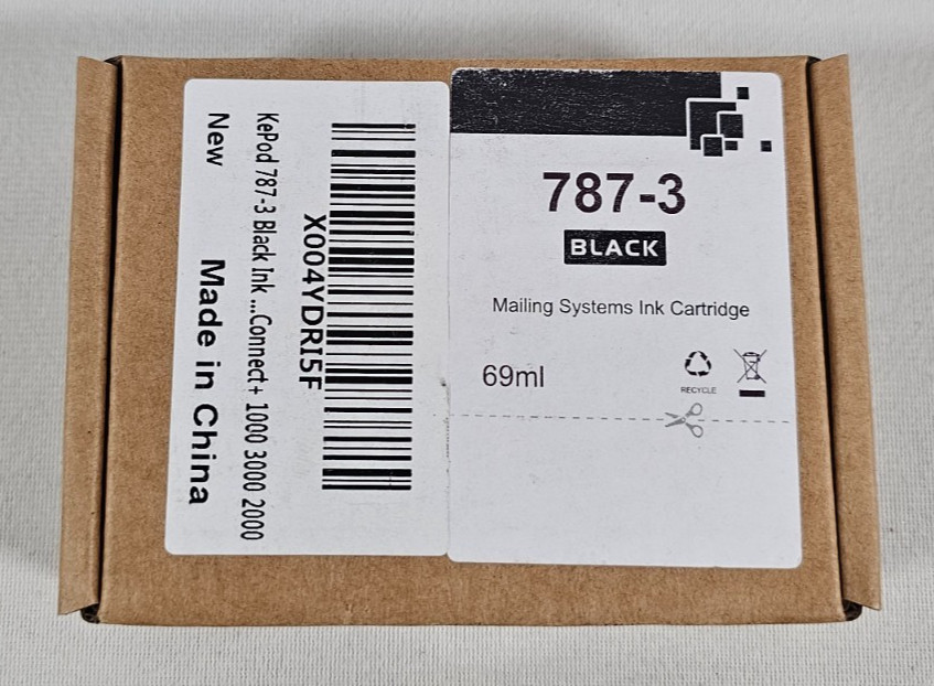 1x Ink Cartridge Black for Pitney Bowes 787-3 SendPro Connect+ 1000 3000 2000