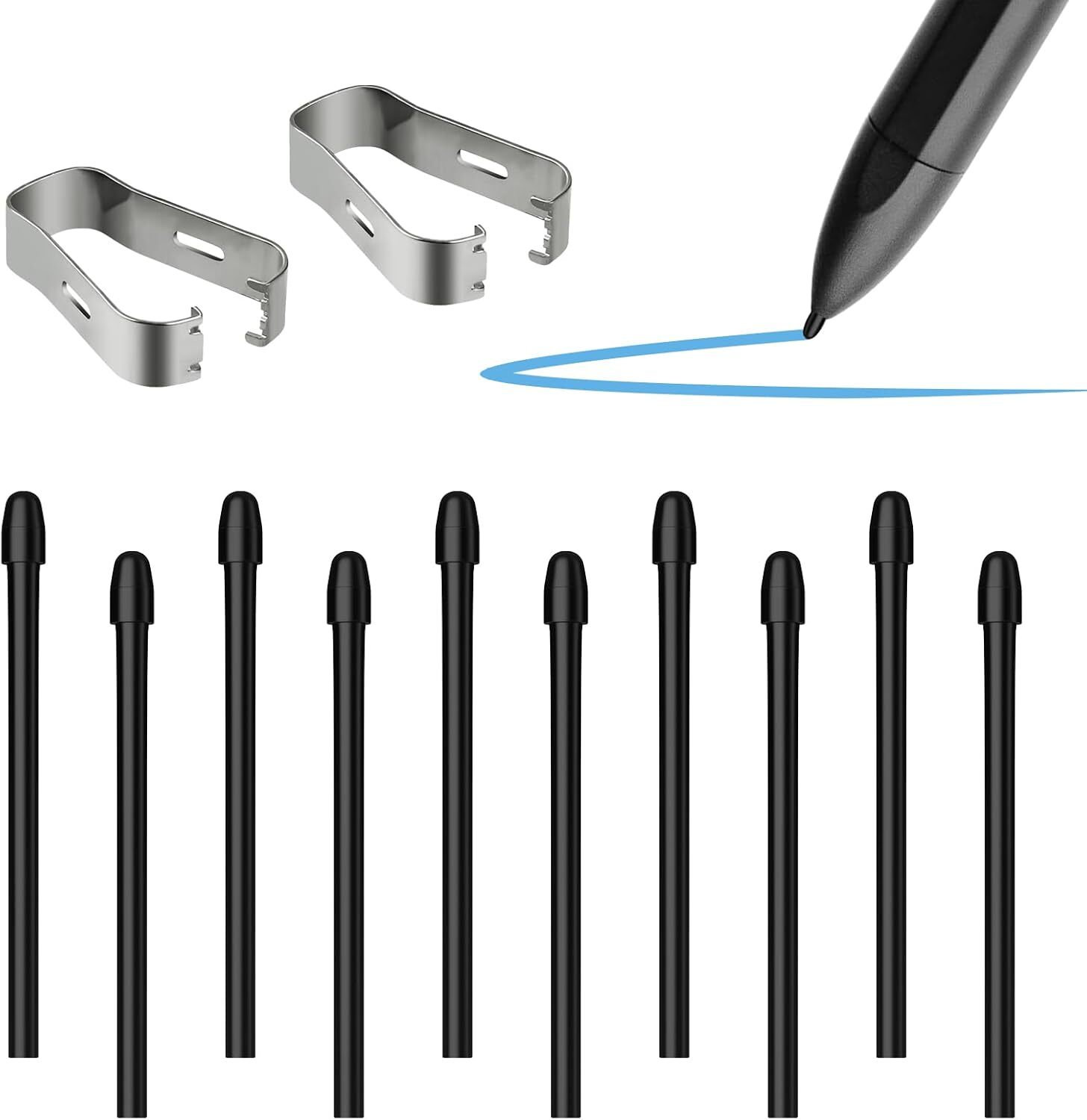 Pen Tips for Remarkable 2 Paper Tablet Marker plus Stylus - Durable Titanium All