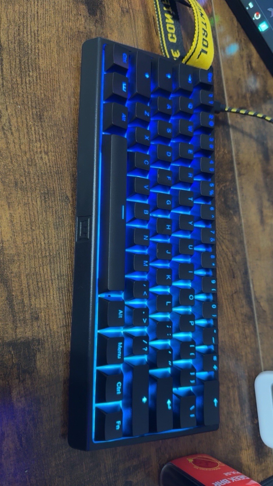Wooting Mechanical RGB Illuminated Wired Keyboard, Black, English QWERTY