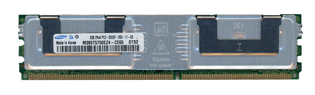SAMSUNG 2GB DDR2 2Rx4 PC2-5300F 667MHz M395T5750EZ4-CE65 ECC FULLY BUFFERED