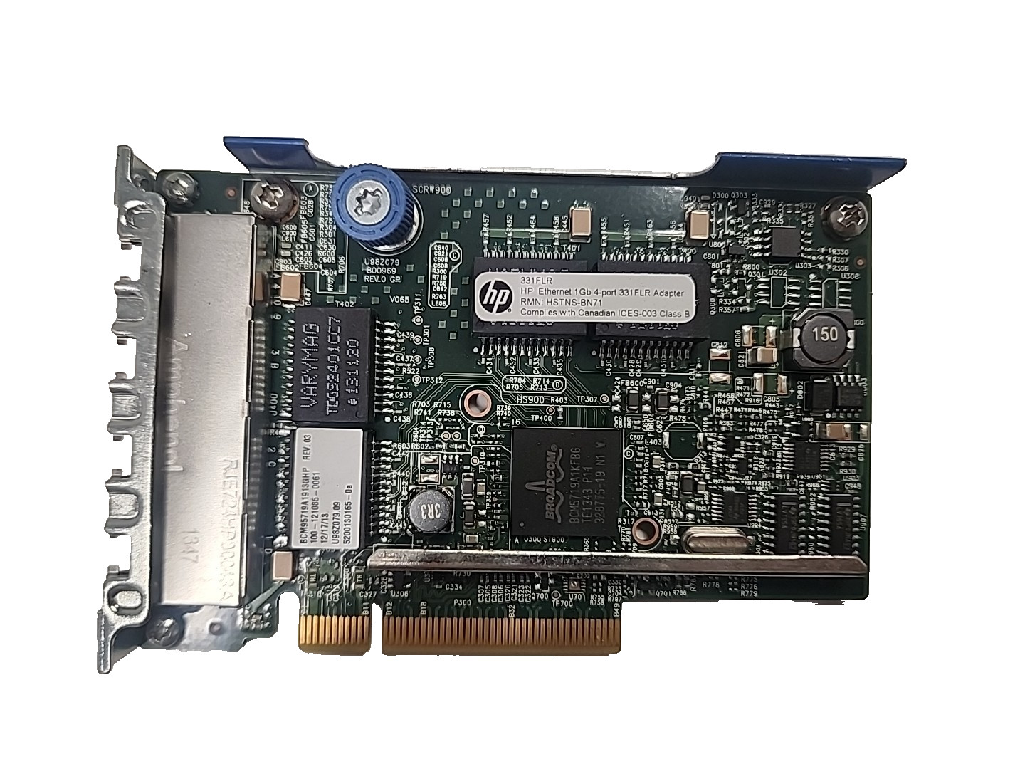 HP 634025-001 1GBE Quad Port 331FLR Ethernet Adapter Card