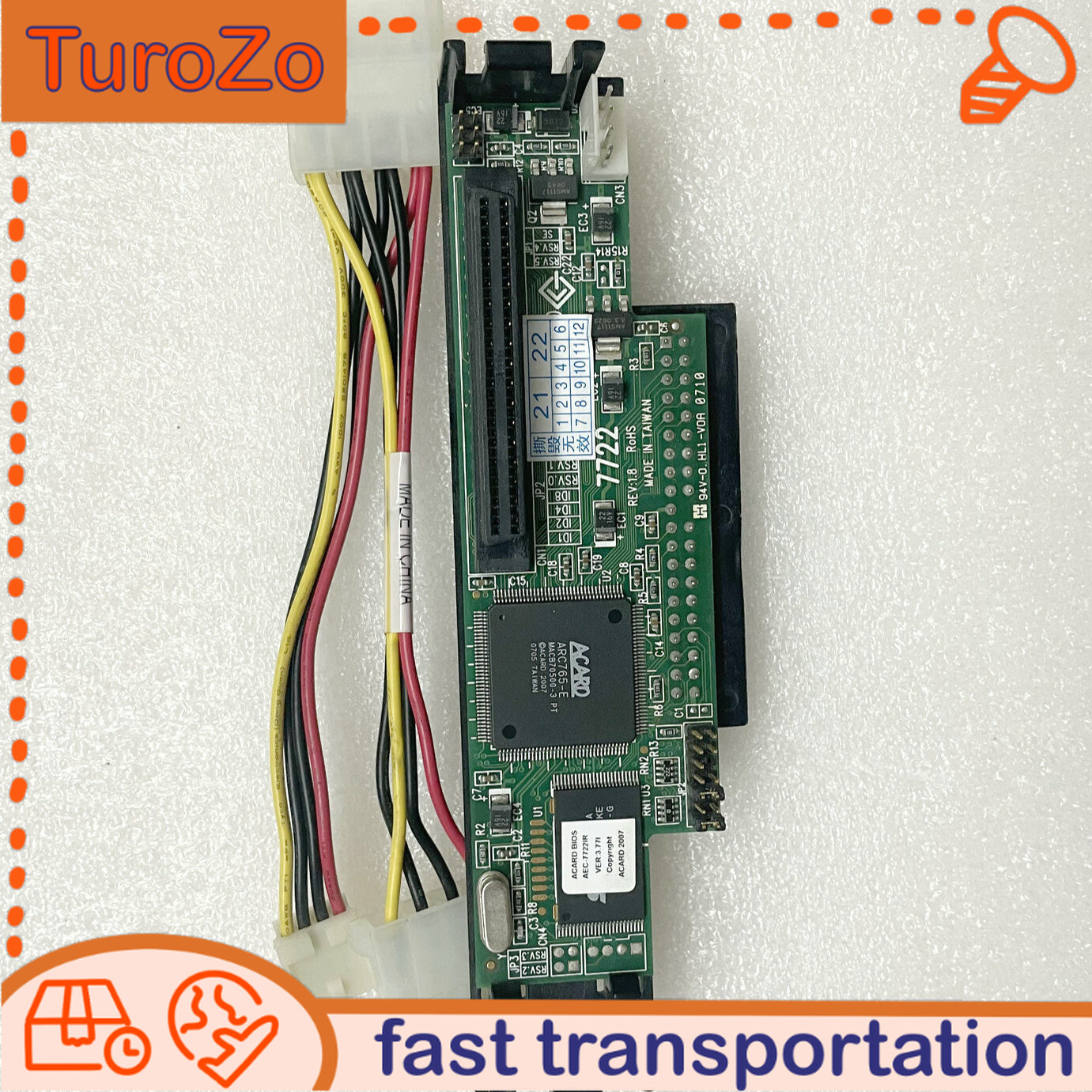 IBM AEC-7722 aCard 68P IDE to LVD-SCSI Bridge Adapter Device Storage Controller
