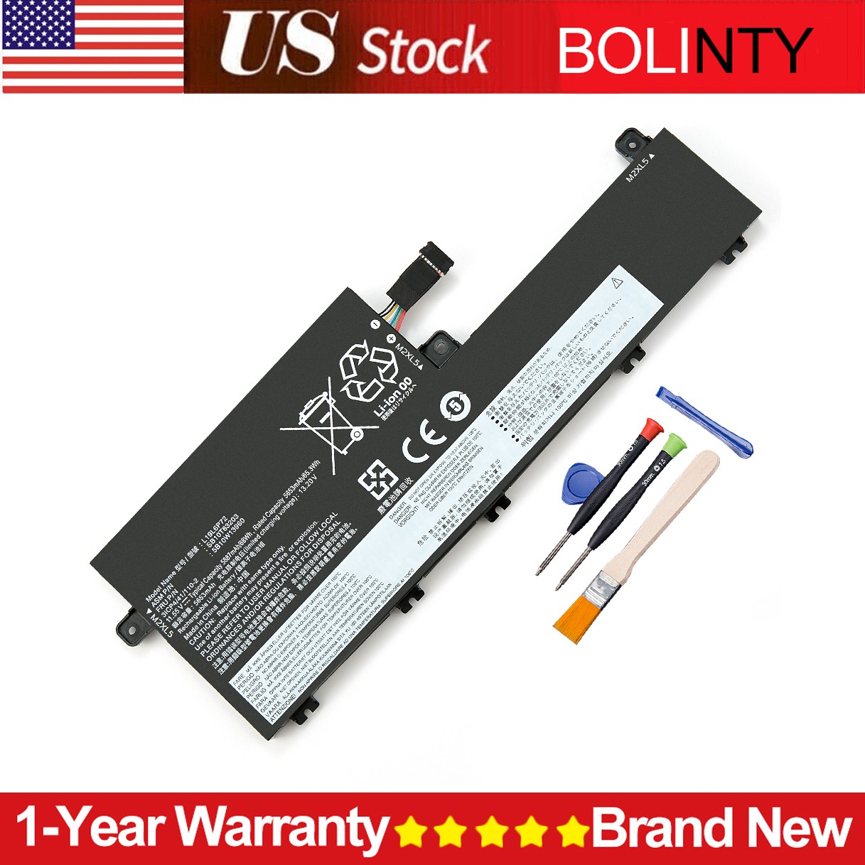 68Wh L19L6P72 L19C6P72 Laptop Battery For Lenovo ThinkPad T15p T15v Gen 1/2/3