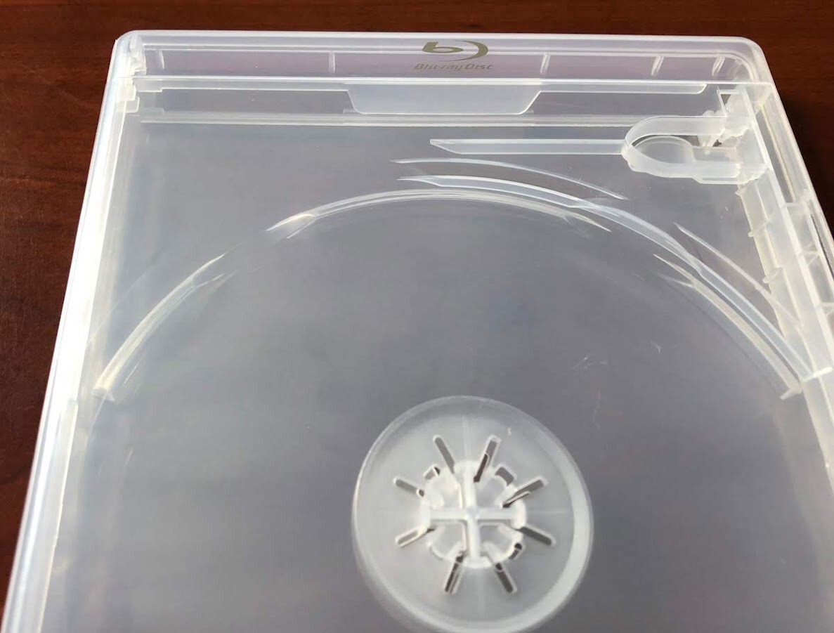 New 60 Pk CLEAR 12.5 mm VIVA ELITE Blu-Ray Case Double 2 Discs Storage Holder