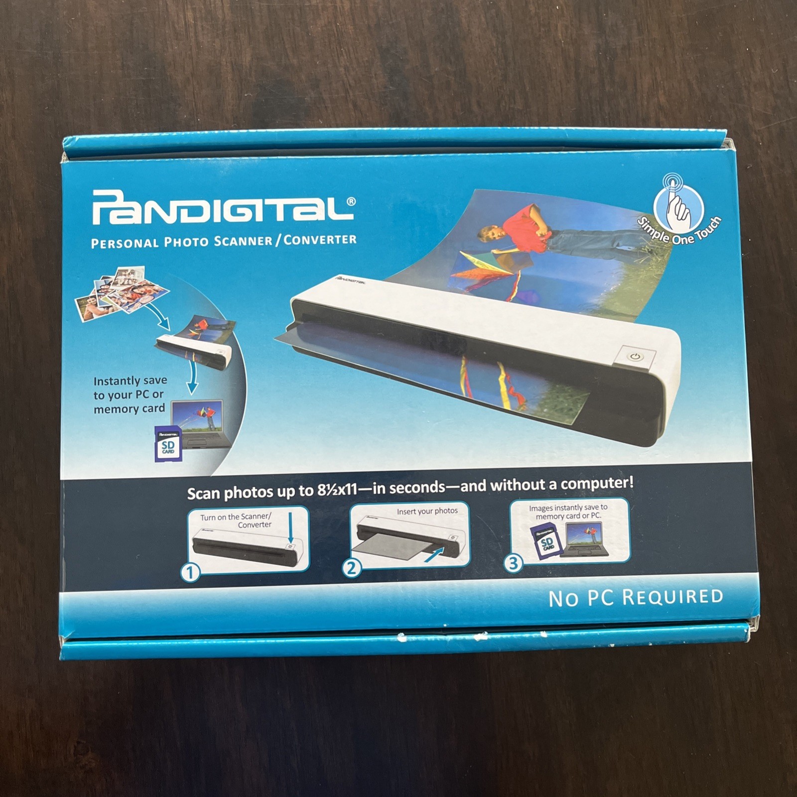 Pandigital Personal Photo Scanner/Converter PANSCN06 No PC Required W/ SD Card
