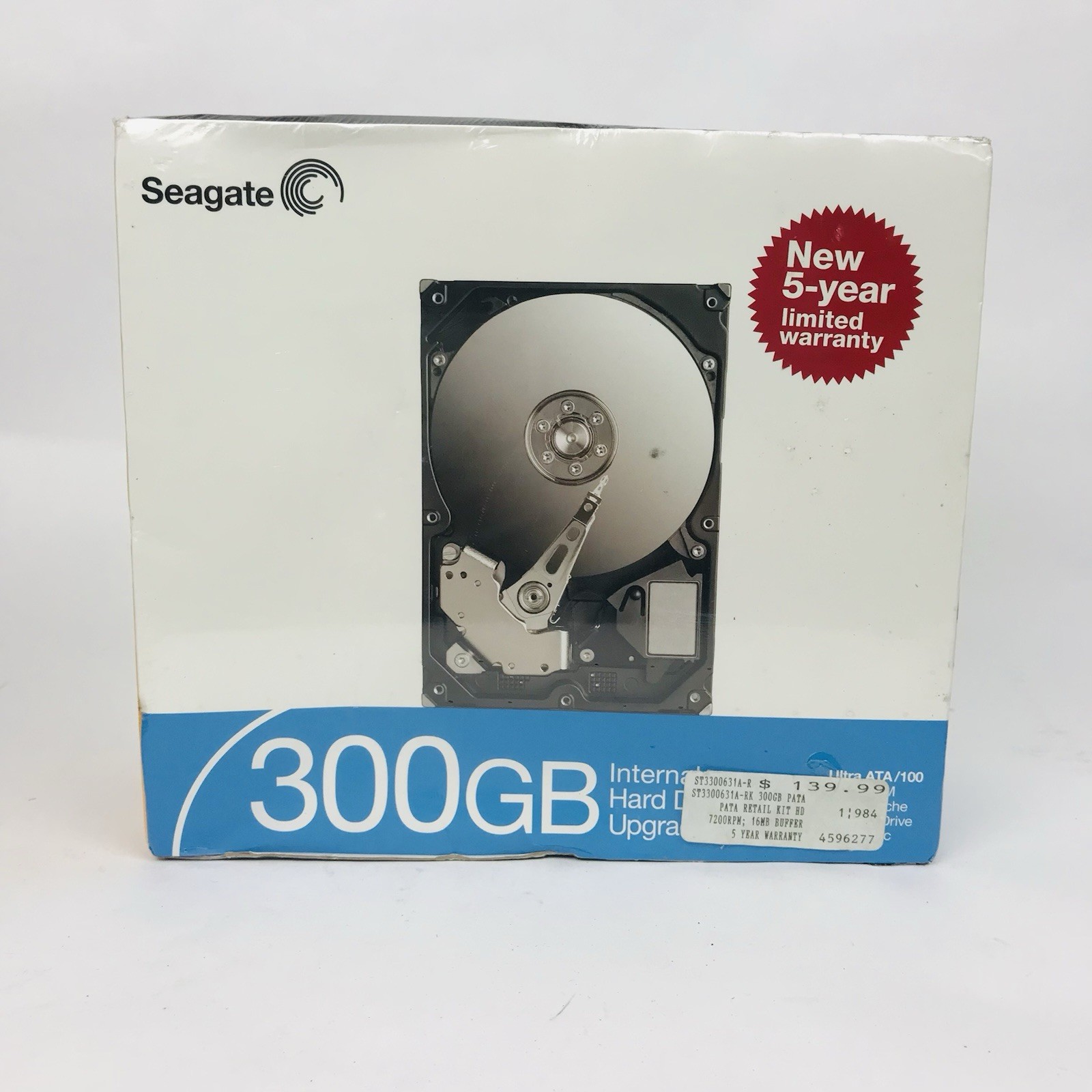Seagate Barracuda 300GB 3.5in Internal HDD 7200RPM 16MB Ultra PC Mac New Sealed