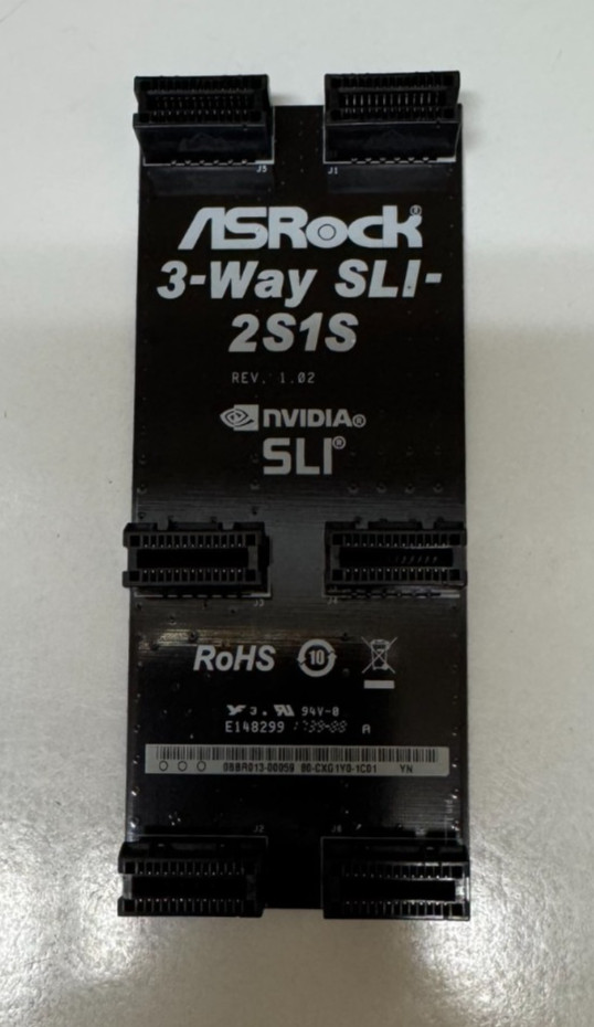Original Used For ASRock 3-Way SLI-2S1S nVidia Card SLI Bridge PCI-E Graphics