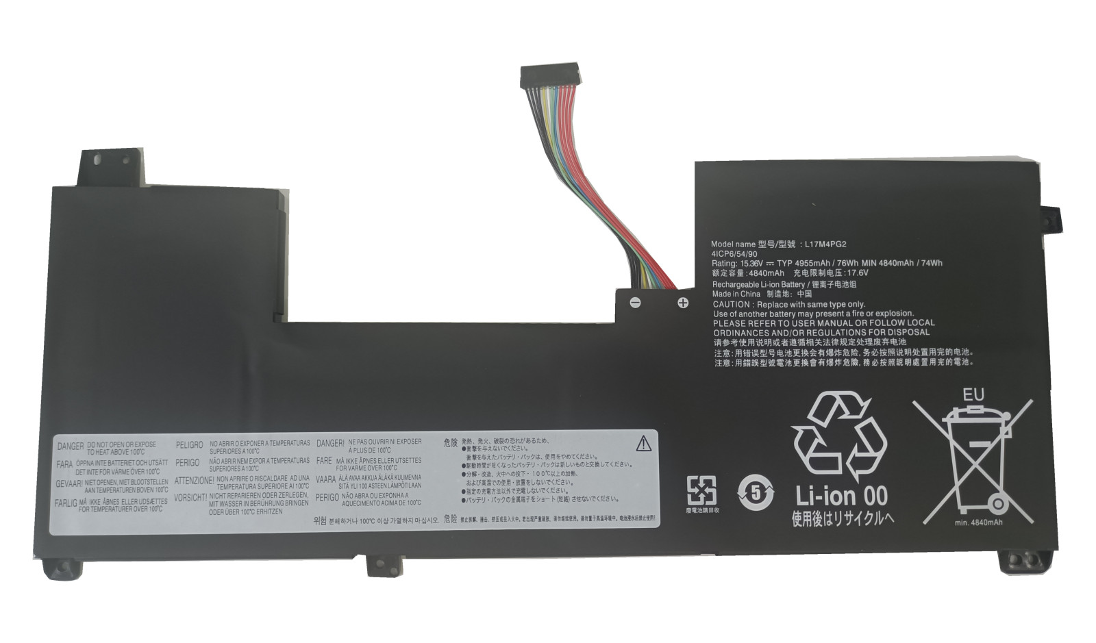76Wh New  L17M4PG2 L17C4PG2 Battery for  Legion Y730-17ICH Y740-17ICHG