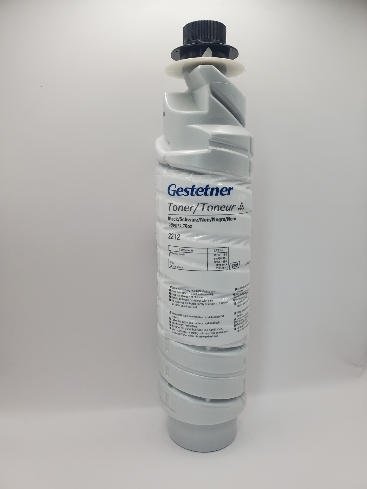 Blk Copier Toner - Gestetner 2212 EDP 885290 & Ricoh 2120D/2522/5627 EDP 841337