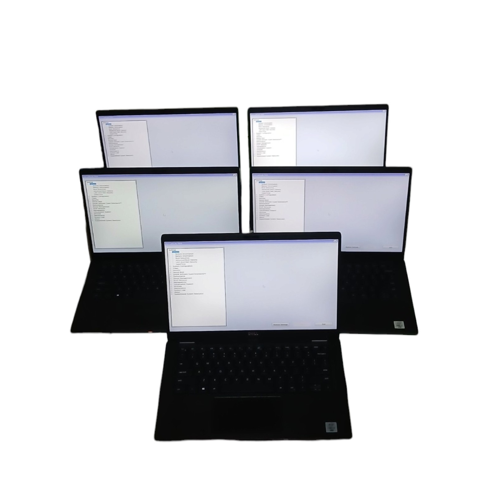 LOT OF 5x DELL LATITUDE 7410 INTEL CORE I7-10610U 1.80GHZ 16GB RAM NO SSD